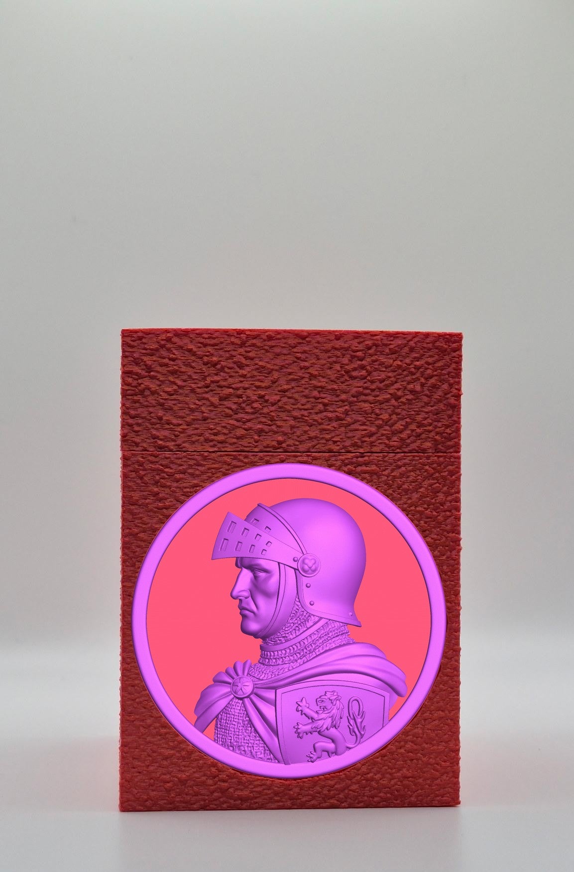 Knight Card Box — Red
