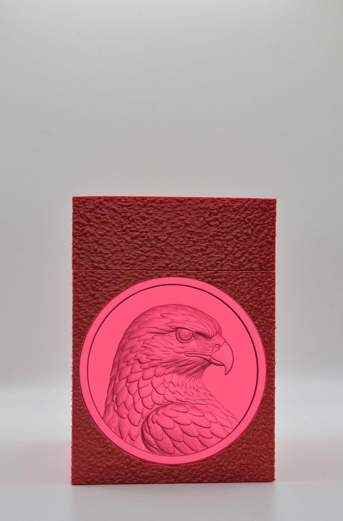 Eagle Card Box — Red