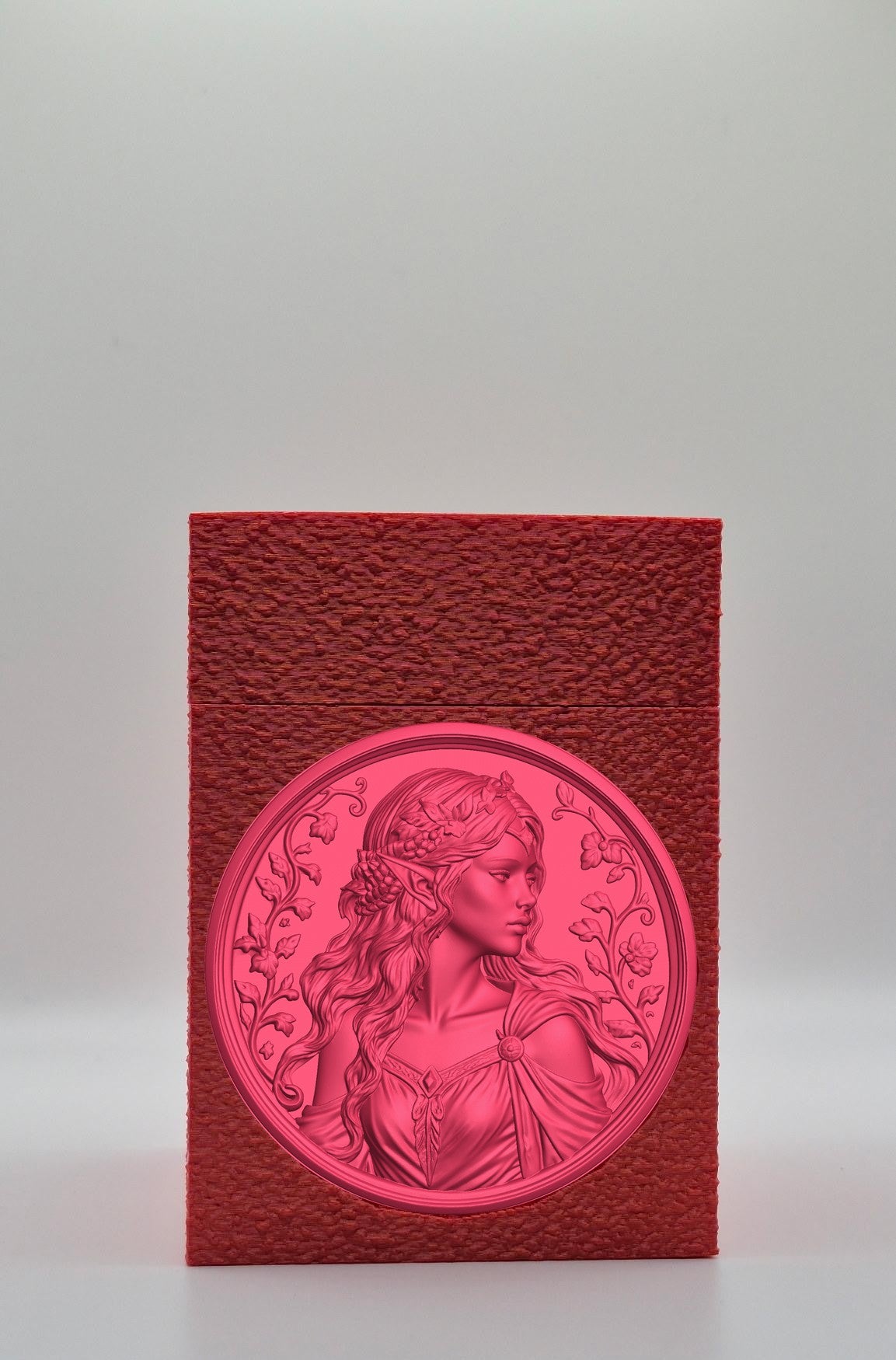 Elf Maiden Card Box — Red