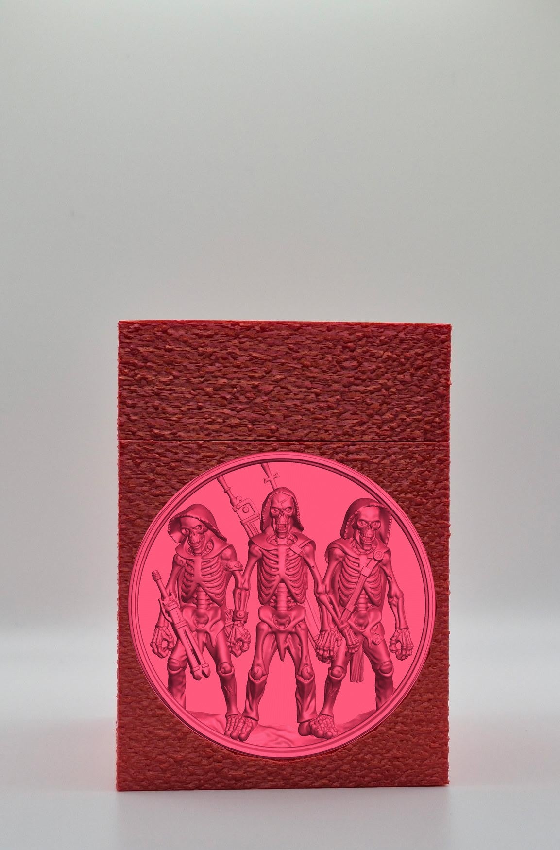 Skeleton Army Card Box — Red