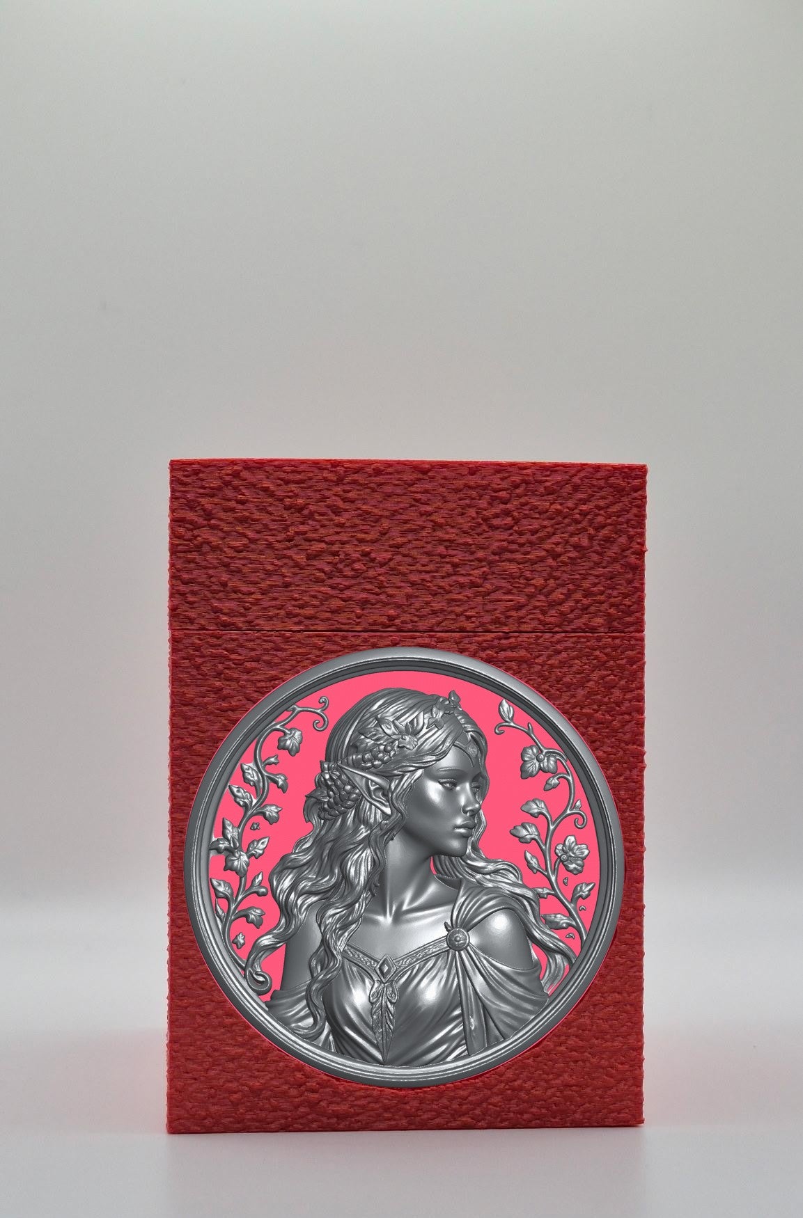 Elf Maiden Card Box — Red