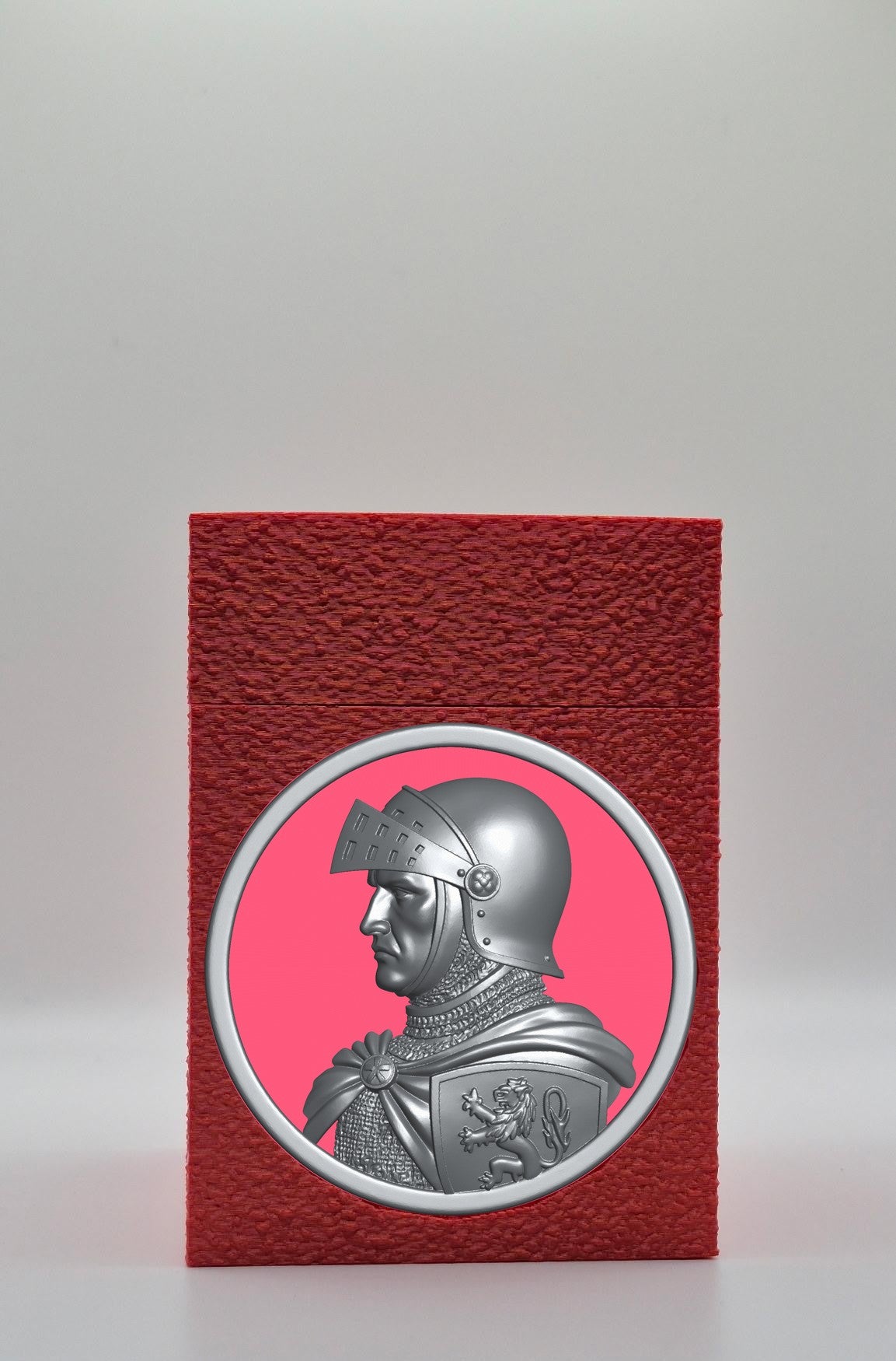 Knight Card Box — Red
