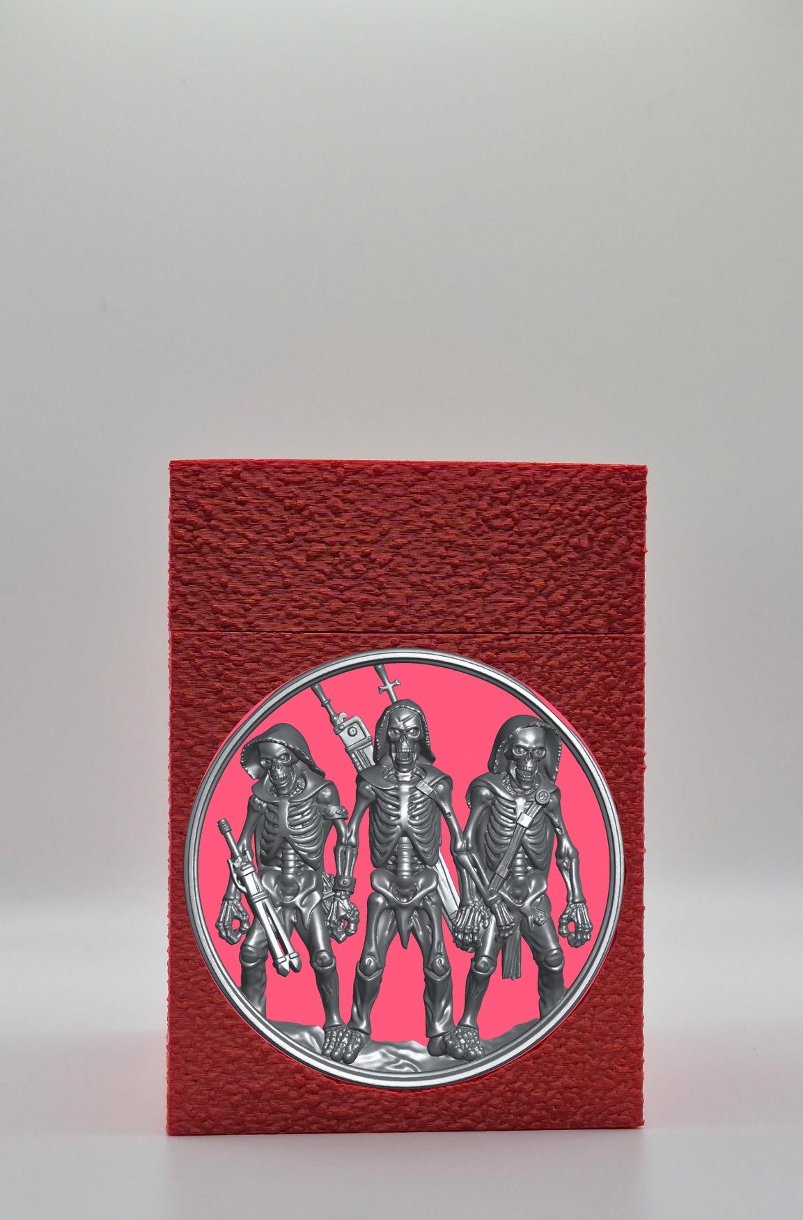 Skeleton Army Card Box — Red