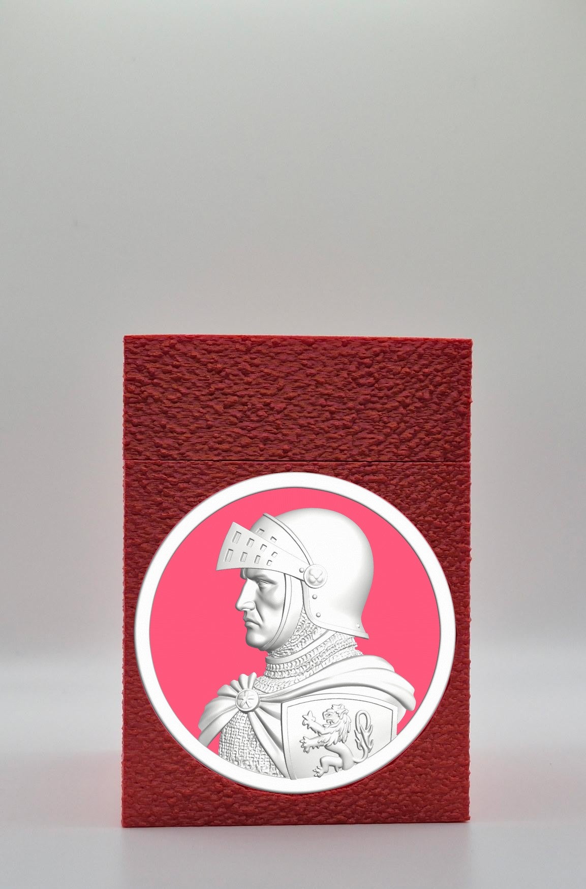 Knight Card Box — Red