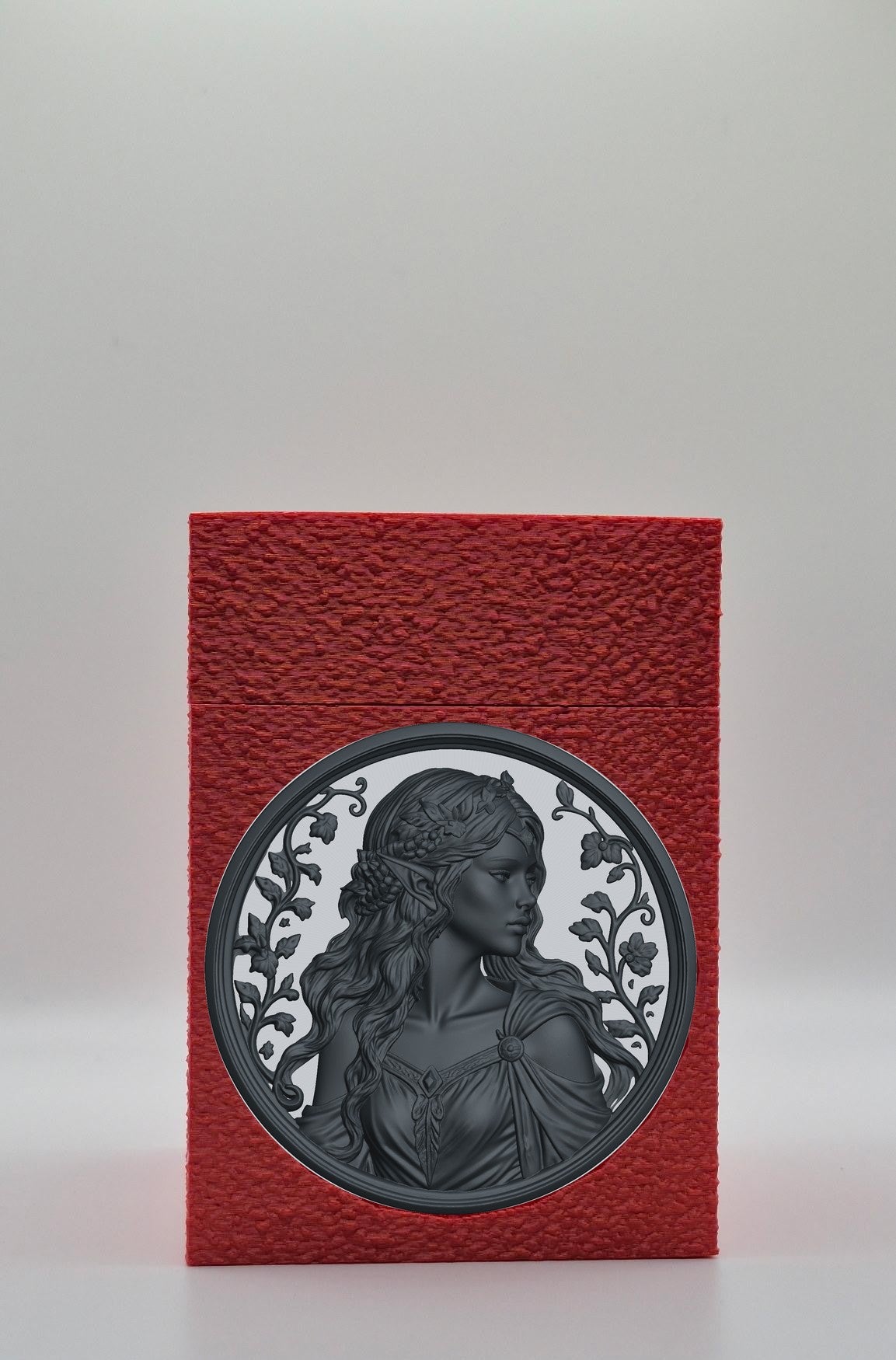 Elf Maiden Card Box — Red