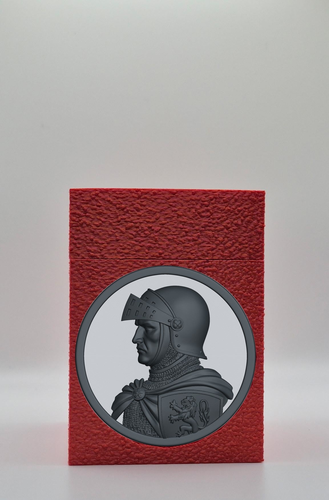 Knight Card Box — Red