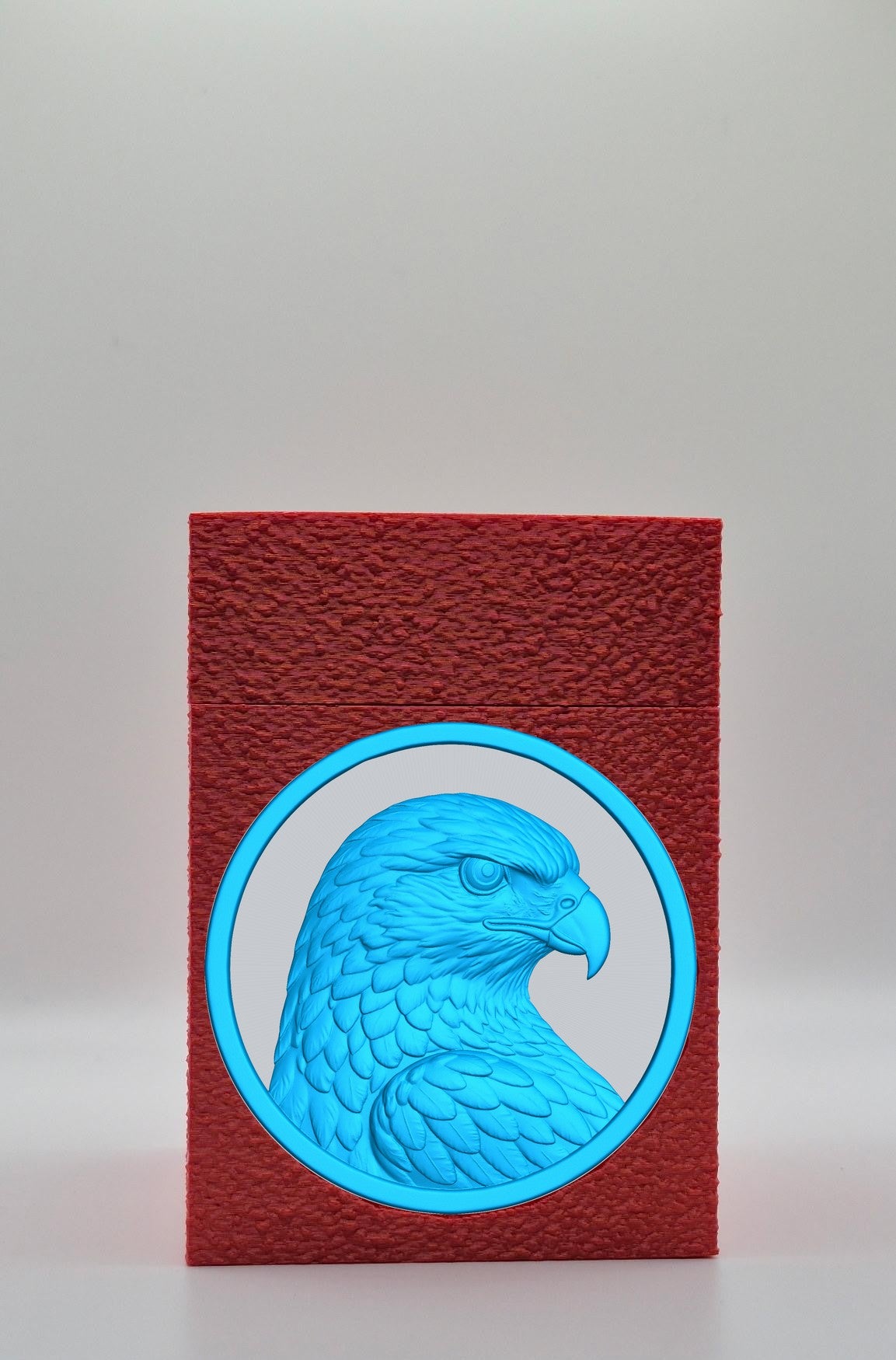 Eagle Card Box — Red