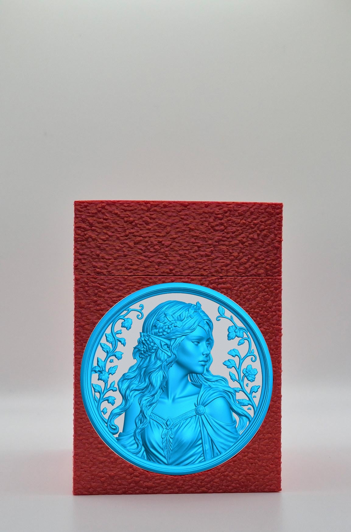 Elf Maiden Card Box — Red