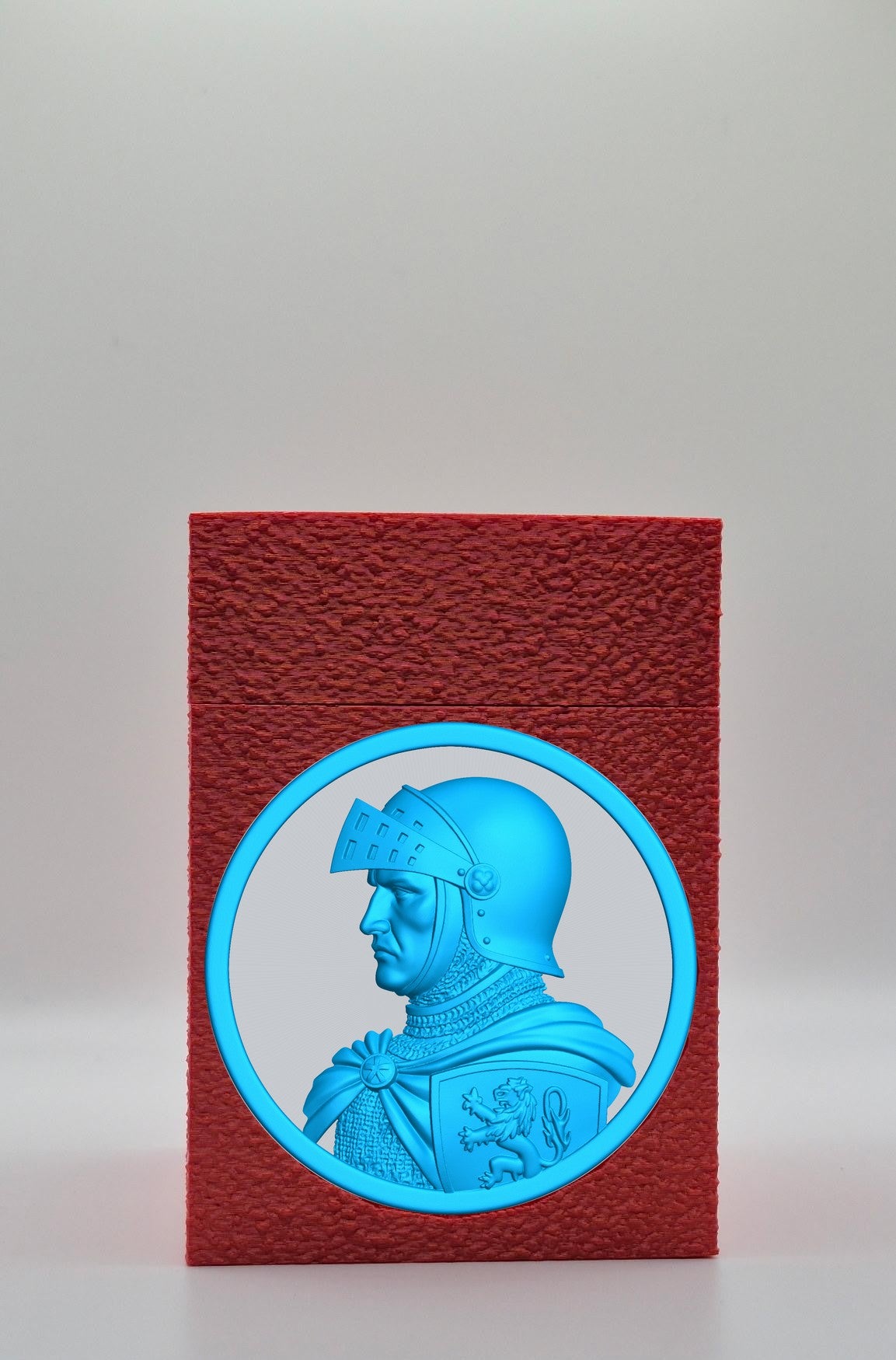 Knight Card Box — Red