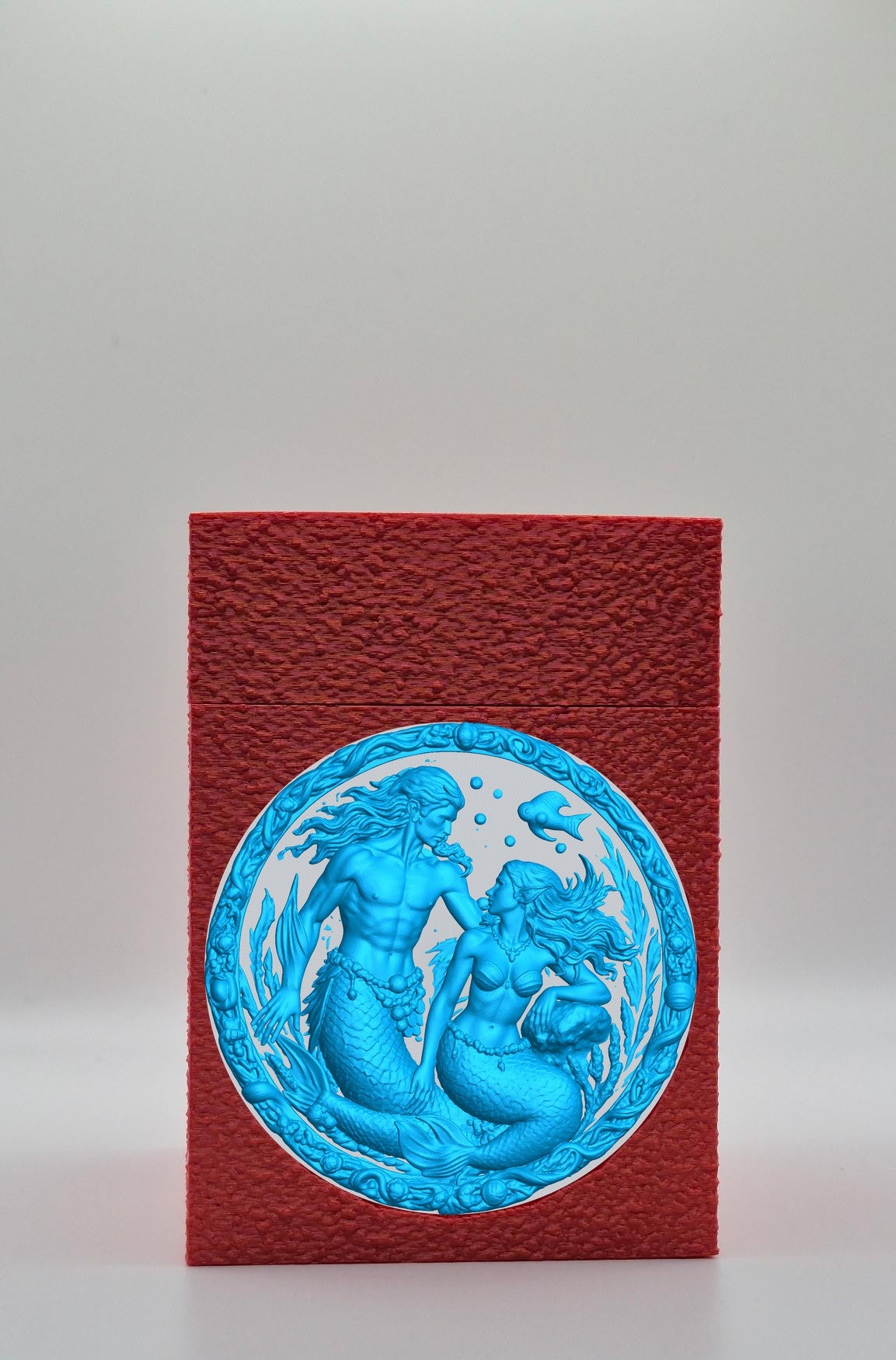 Merfolk Card Box — Red