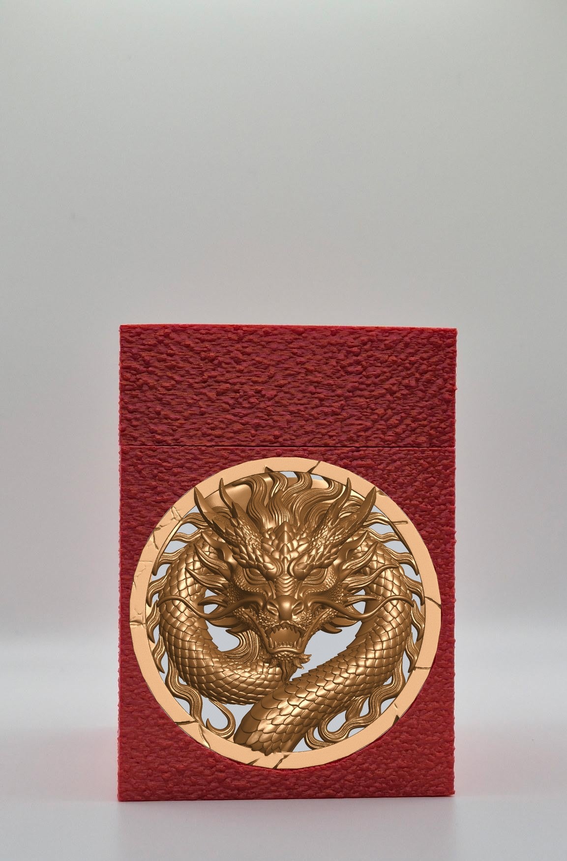 Dragon Card Box — Red