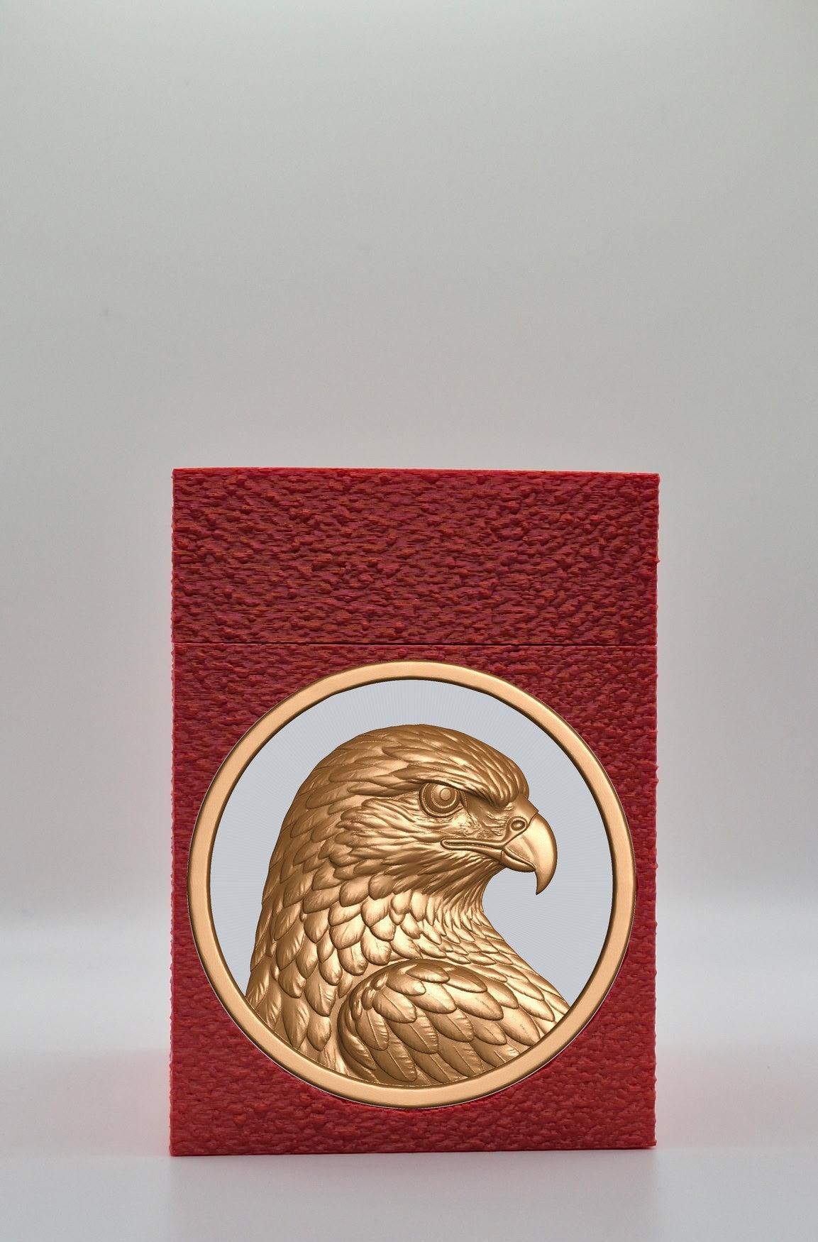 Eagle Card Box — Red