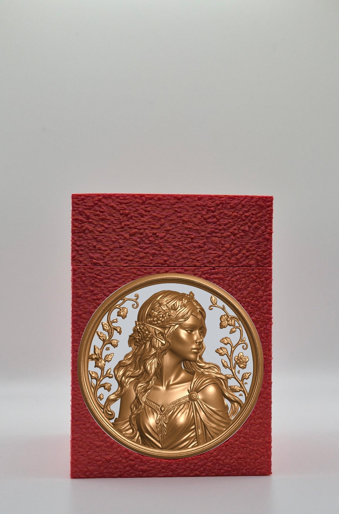 Elf Maiden Card Box — Red