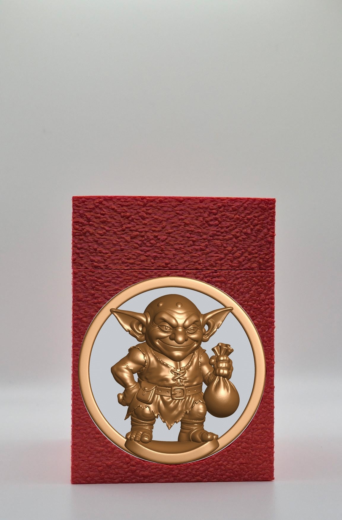 Greedy Goblin Card Box — Red
