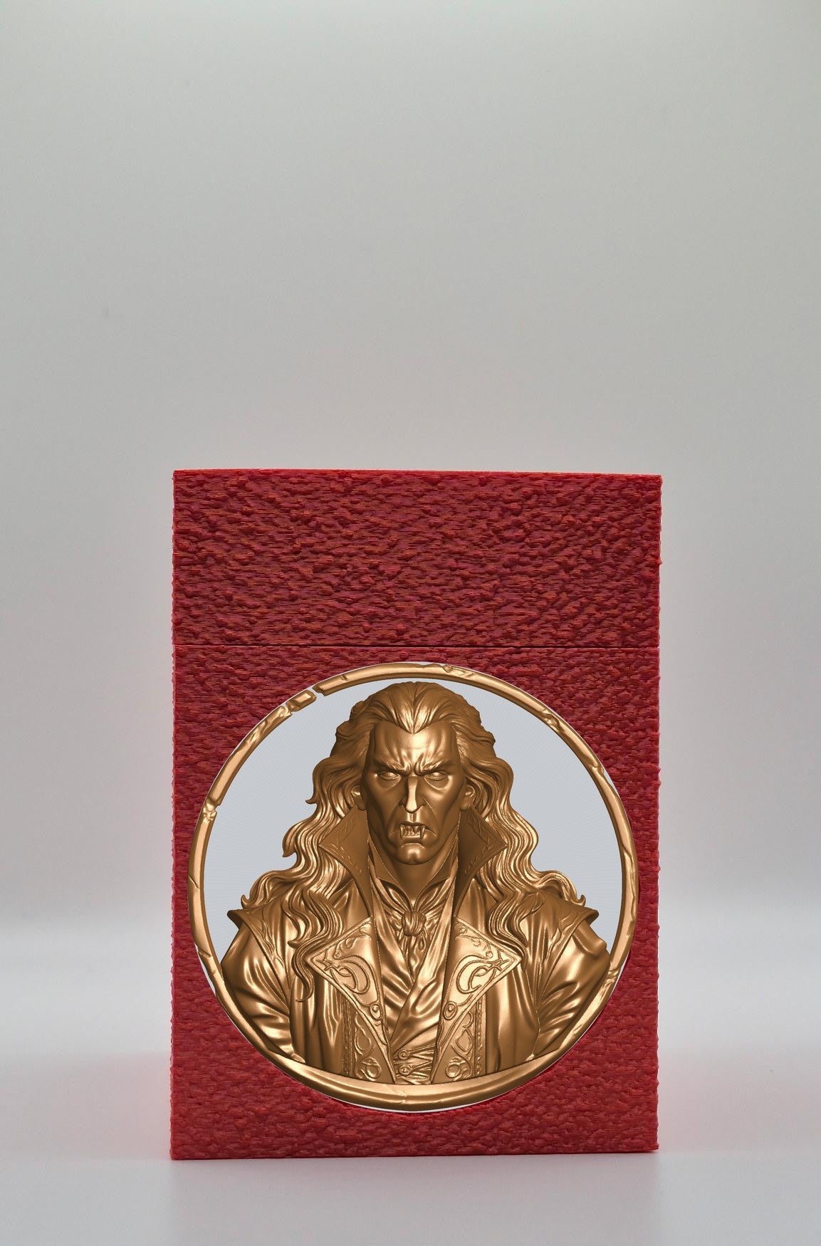 Gothic Vampire Card Box — Red