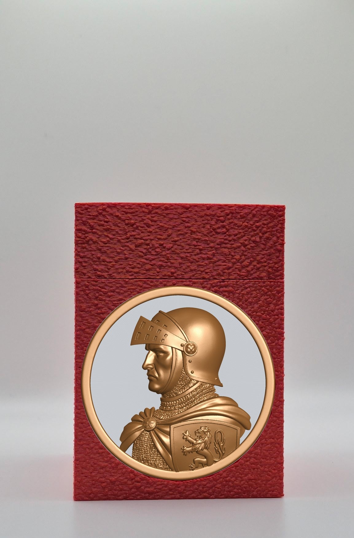 Knight Card Box — Red
