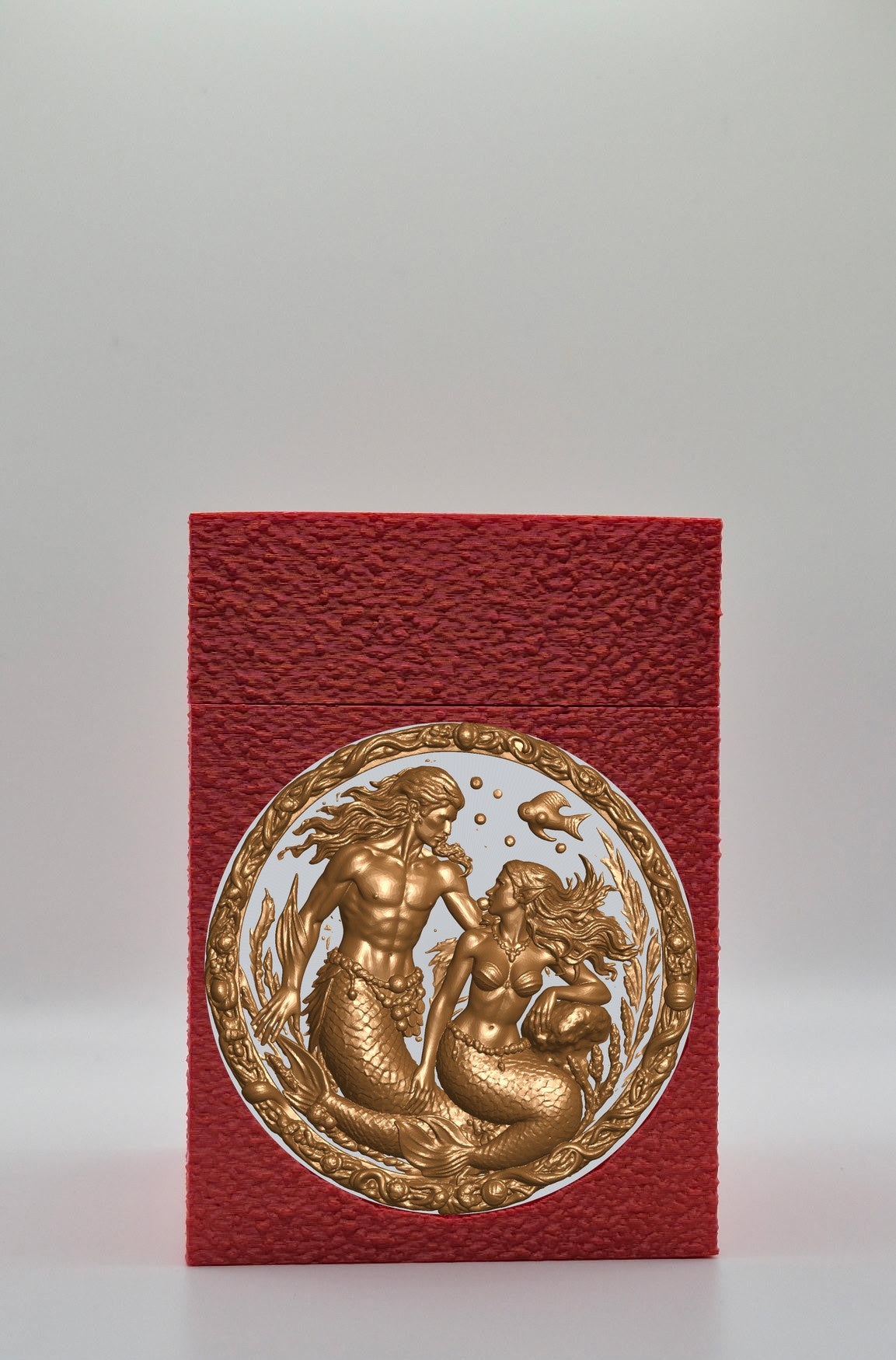 Merfolk Card Box — Red
