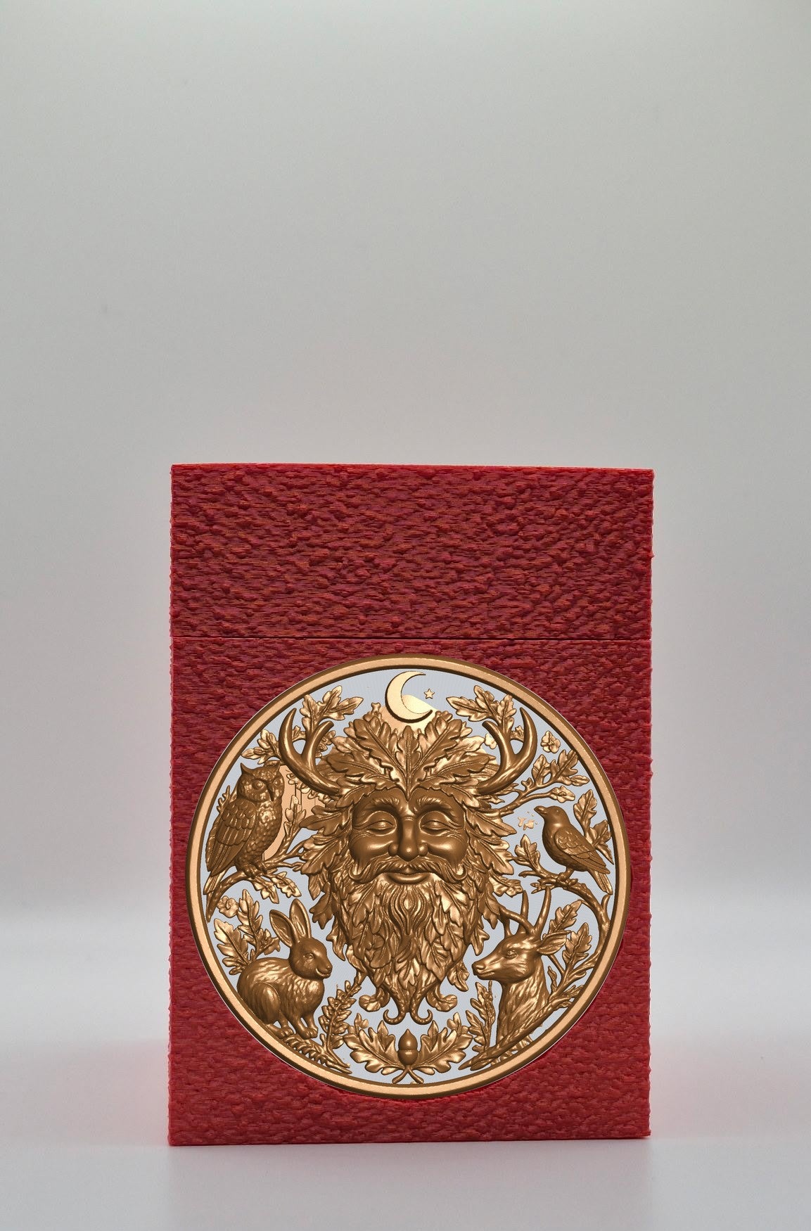 Tree Spirit Card Box — Red
