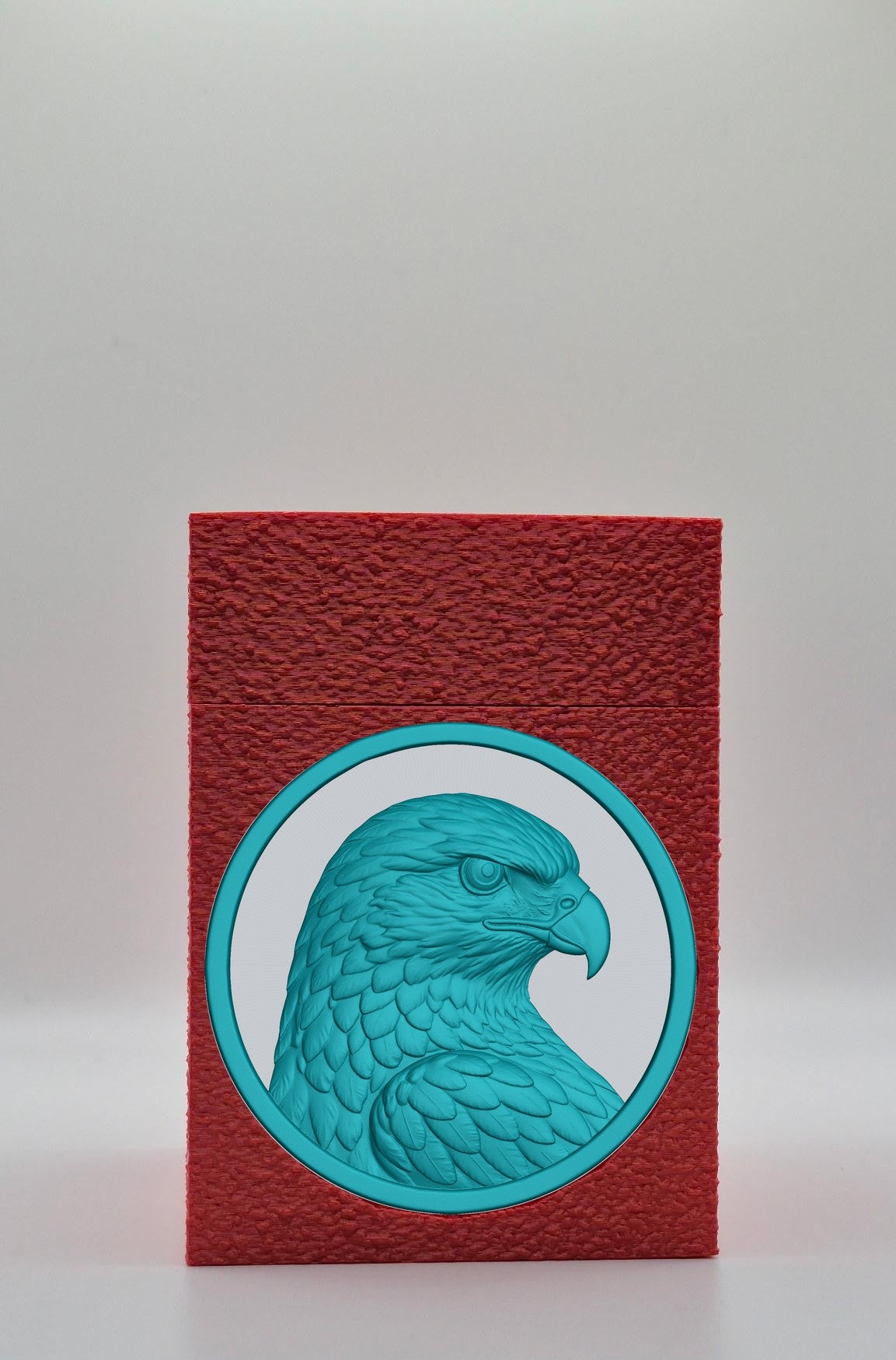 Eagle Card Box — Red