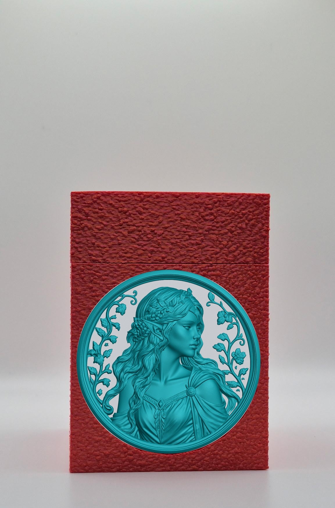 Elf Maiden Card Box — Red