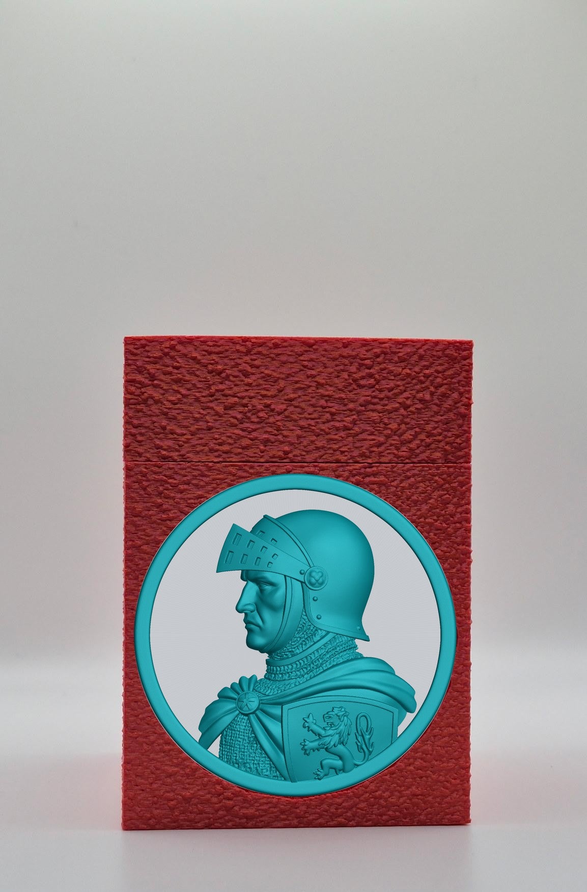 Knight Card Box — Red