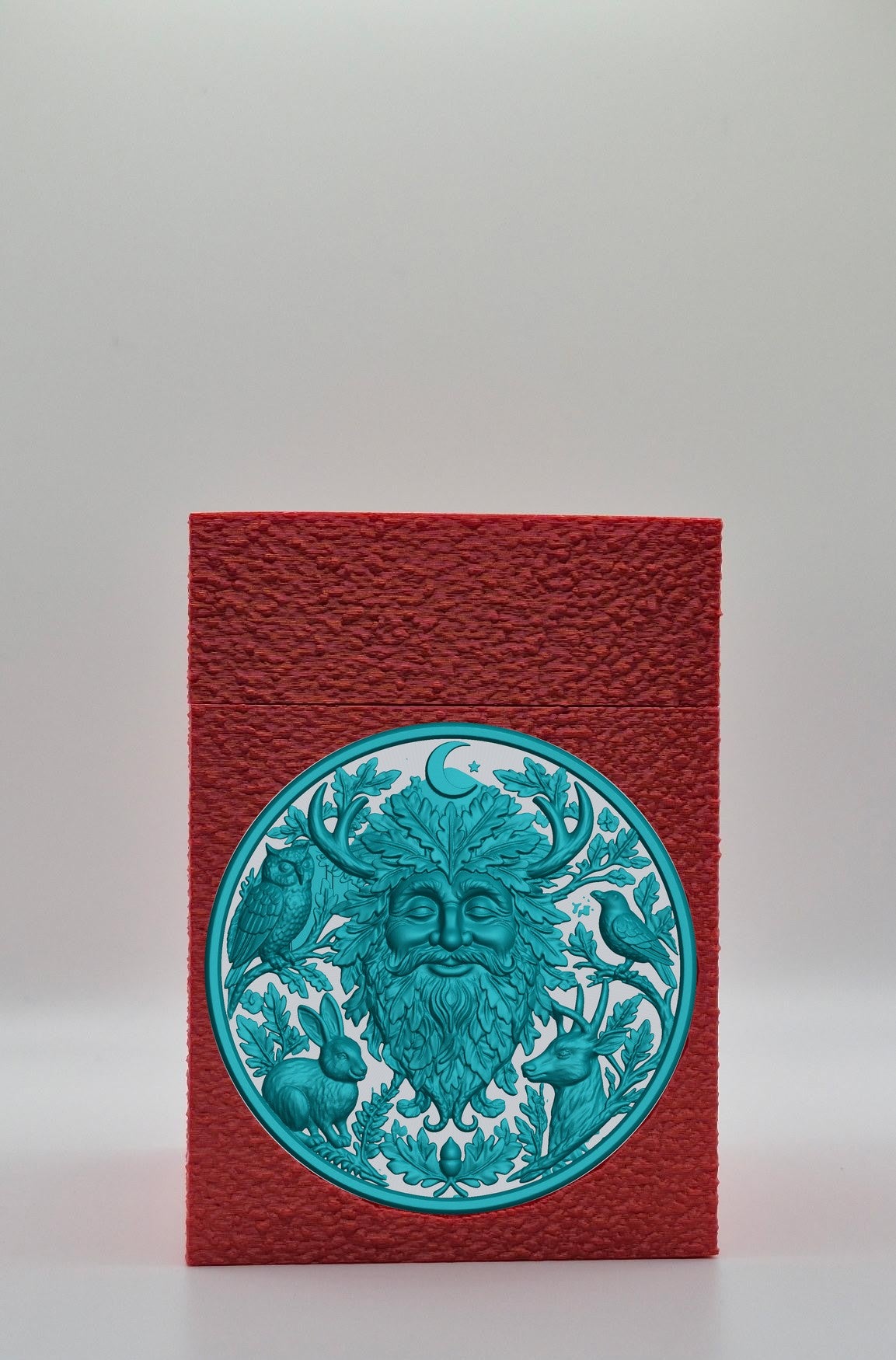 Tree Spirit Card Box — Red