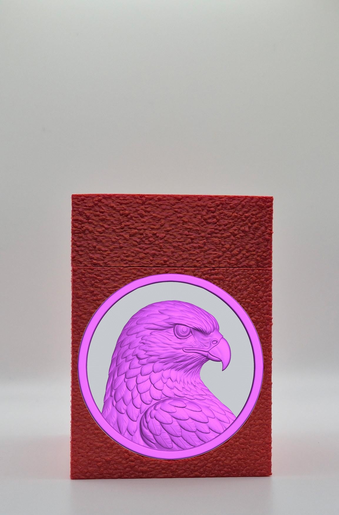Eagle Card Box — Red