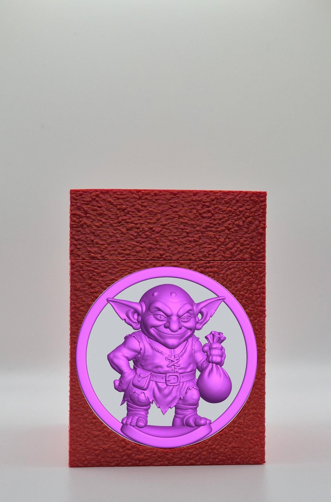 Greedy Goblin Card Box — Red