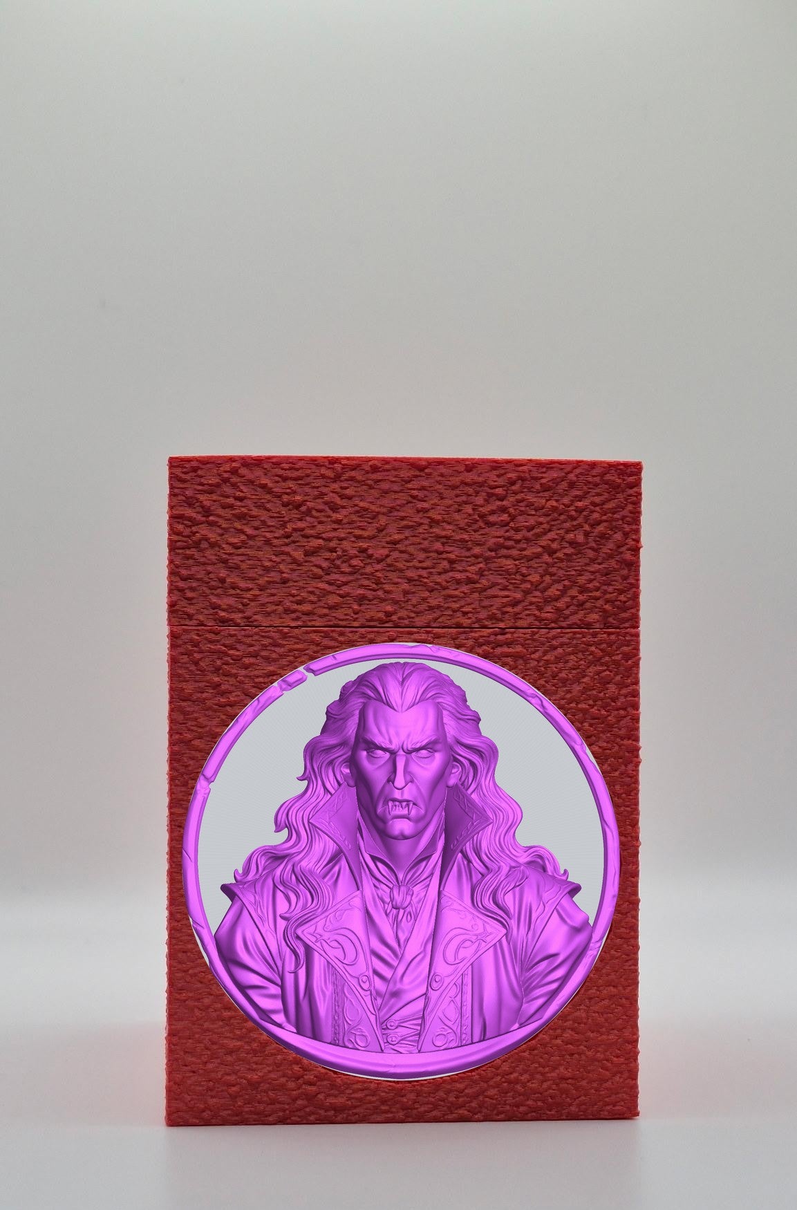 Gothic Vampire Card Box — Red