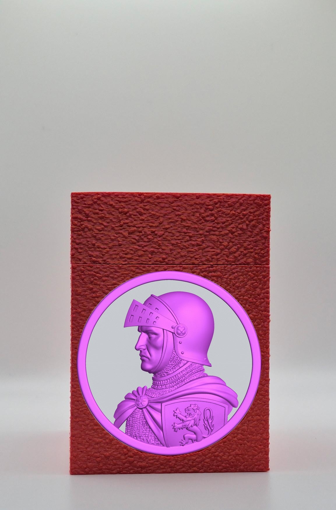Knight Card Box — Red