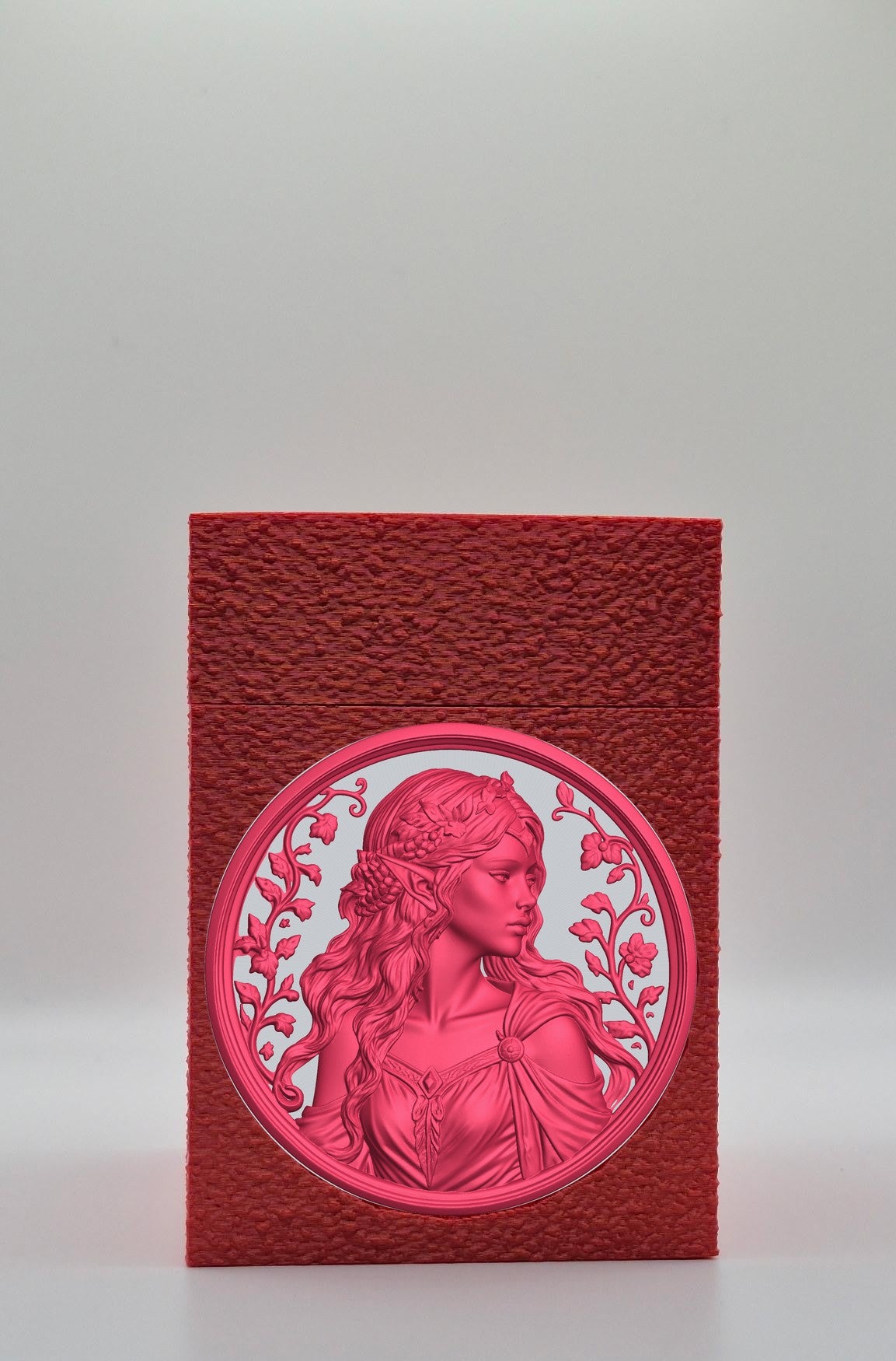 Elf Maiden Card Box — Red