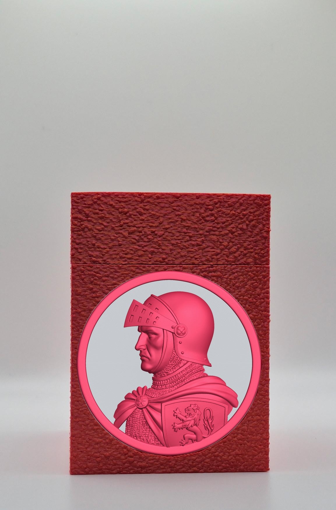 Knight Card Box — Red