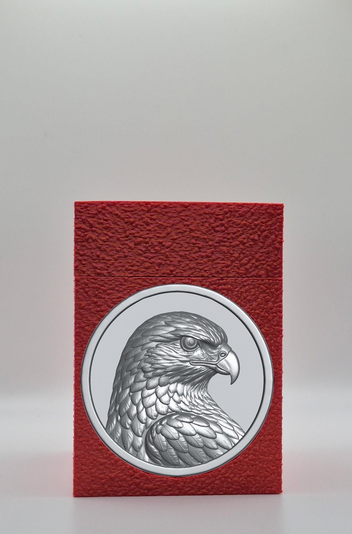 Eagle Card Box — Red