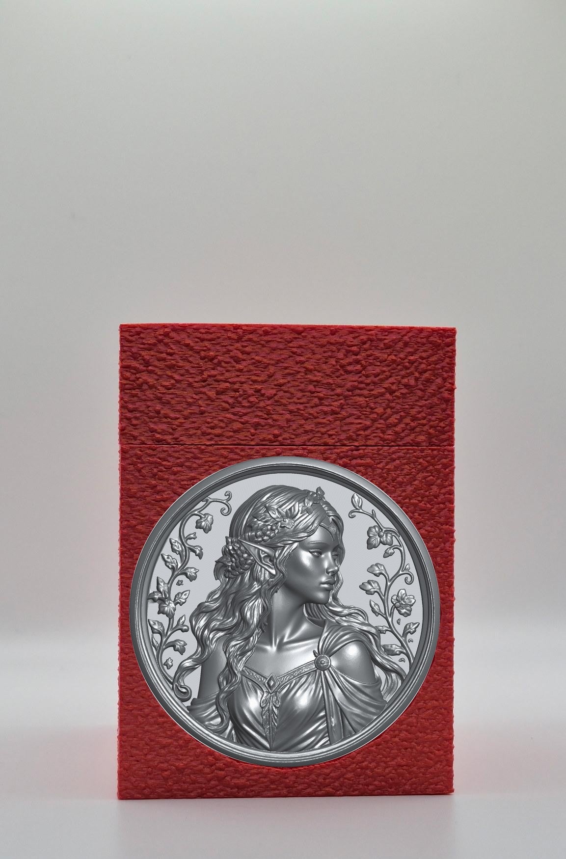 Elf Maiden Card Box — Red