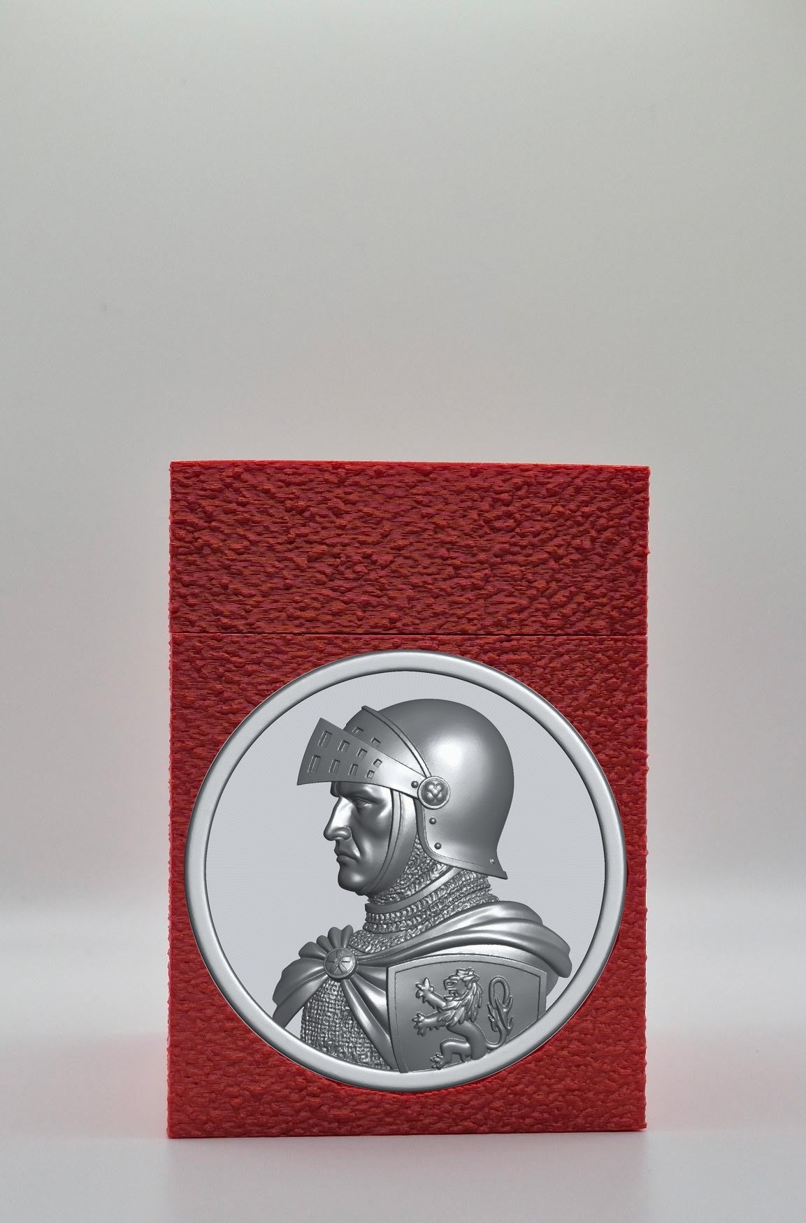 Knight Card Box — Red