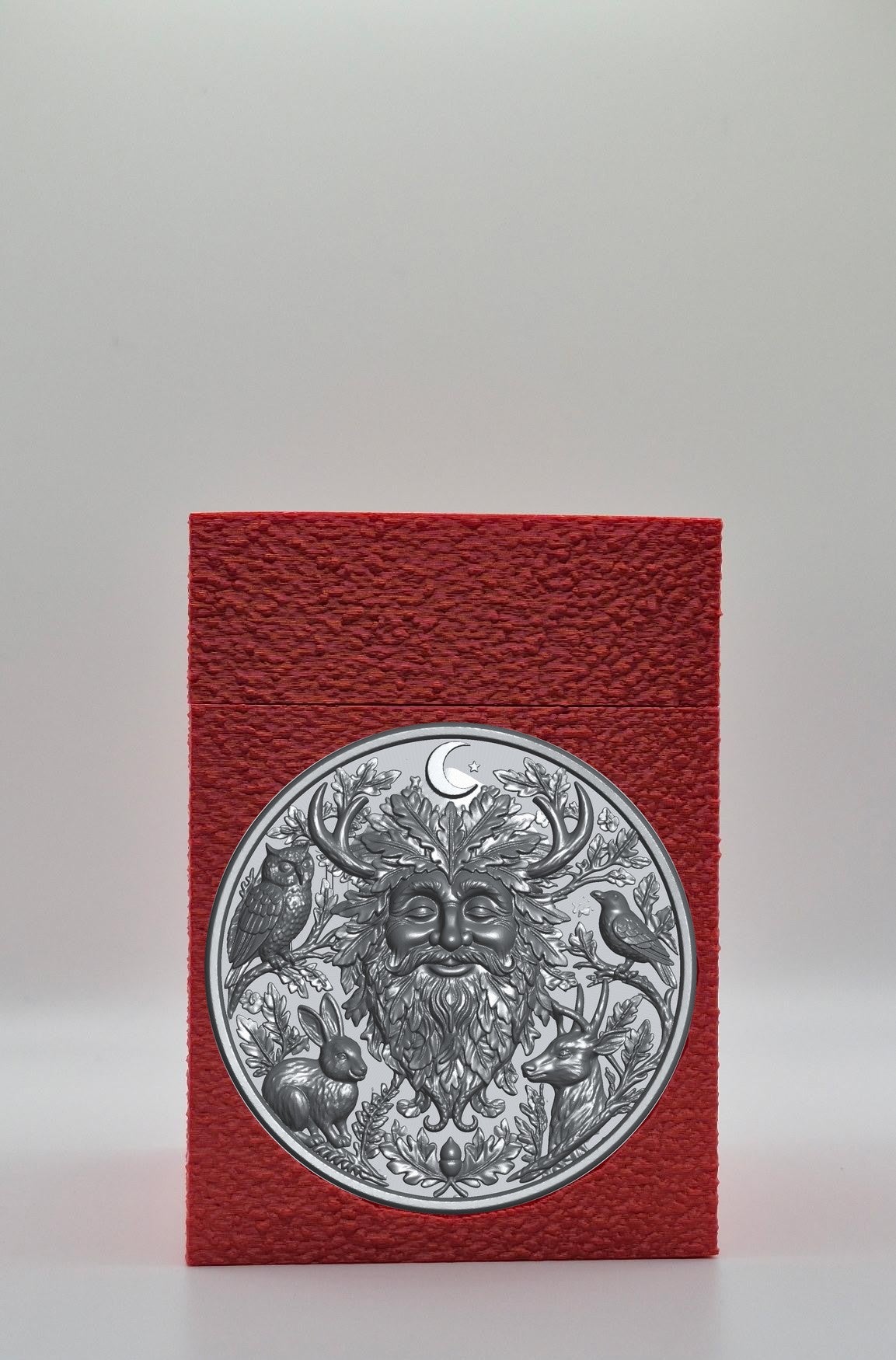 Tree Spirit Card Box — Red