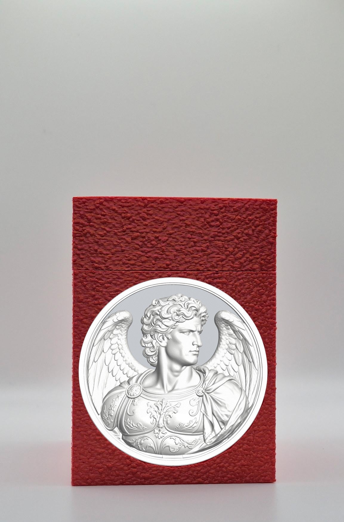 Angel Card Box — Red