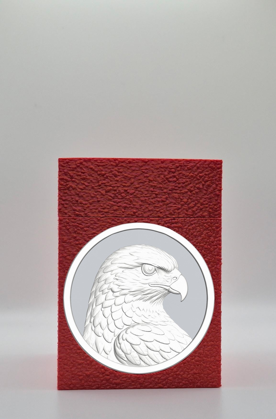 Eagle Card Box — Red