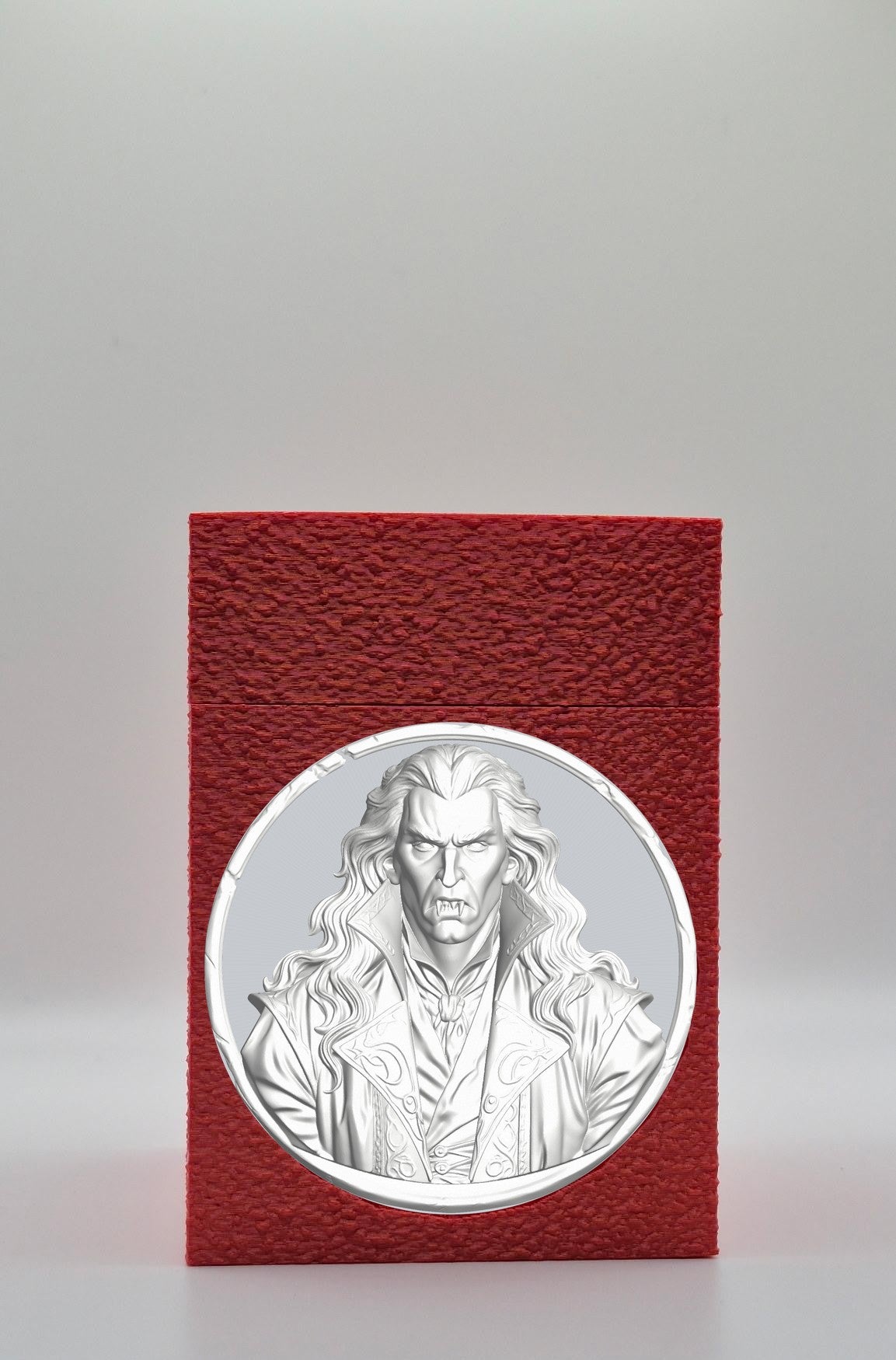 Gothic Vampire Card Box — Red