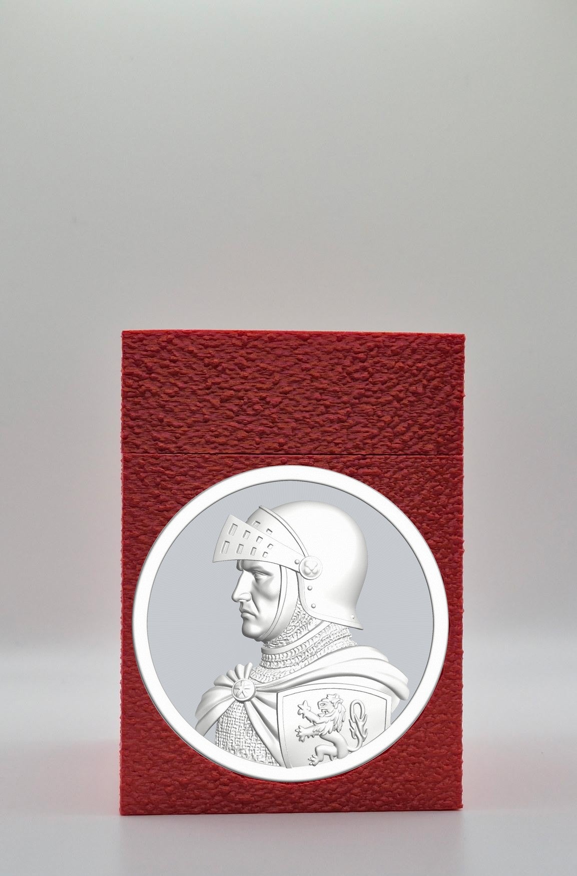 Knight Card Box — Red