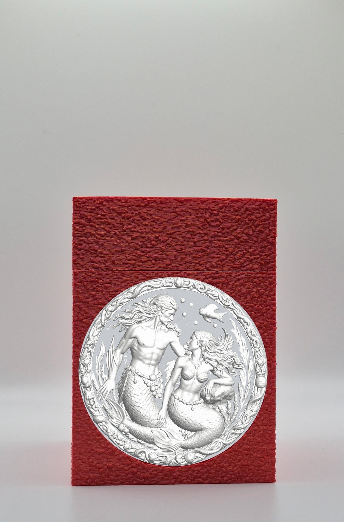 Merfolk Card Box — Red