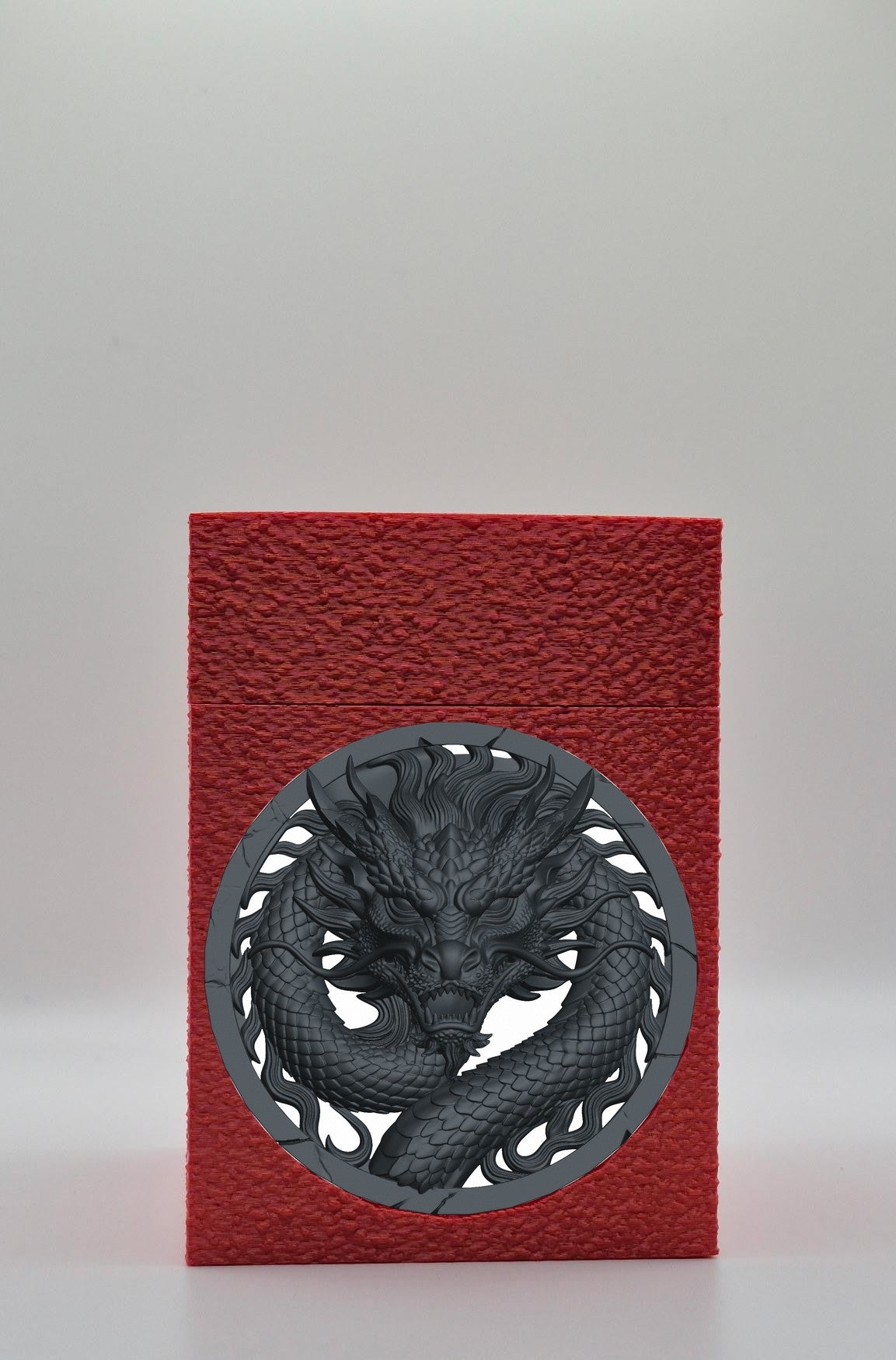 Dragon Card Box — Red