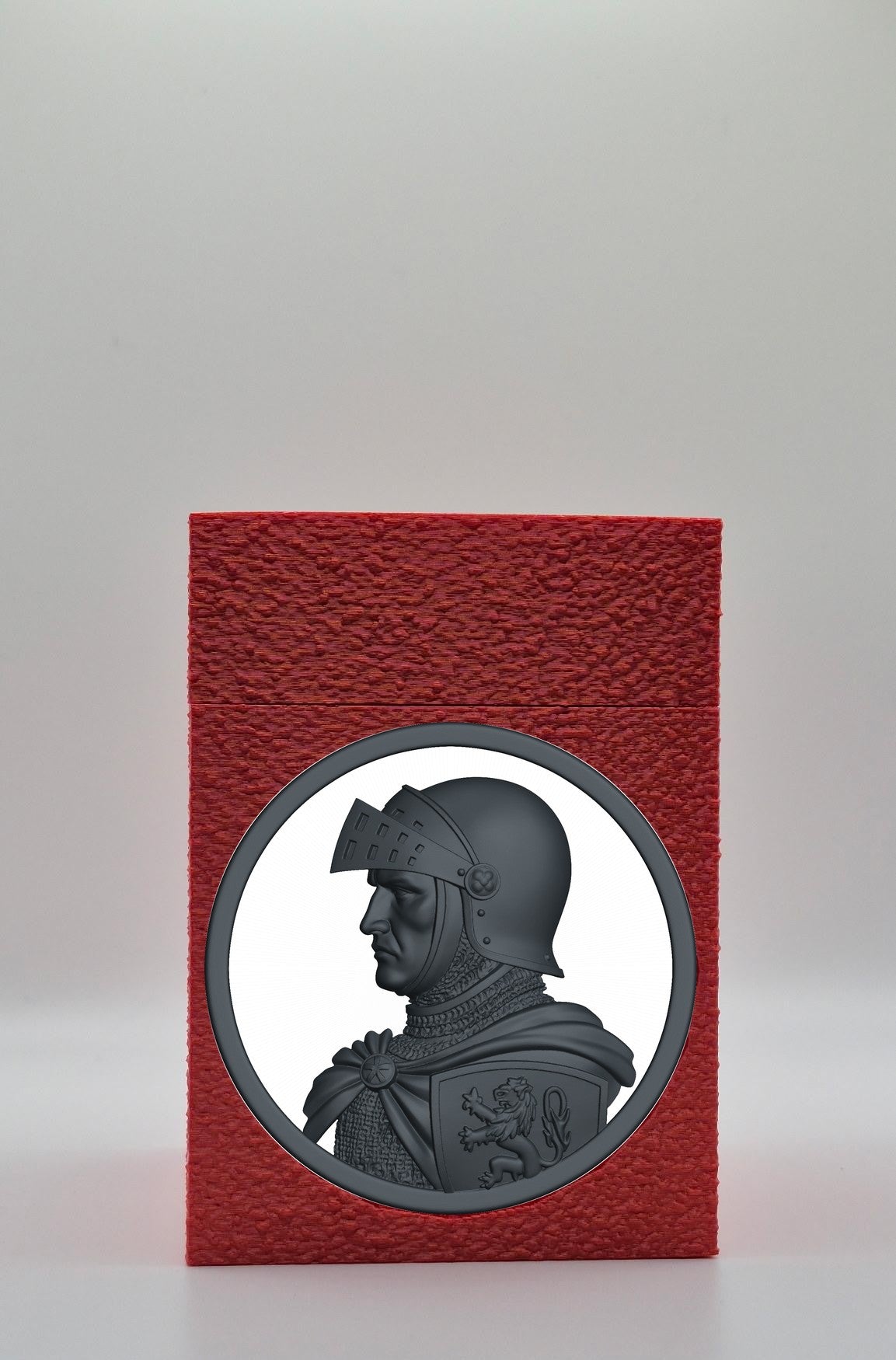 Knight Card Box — Red