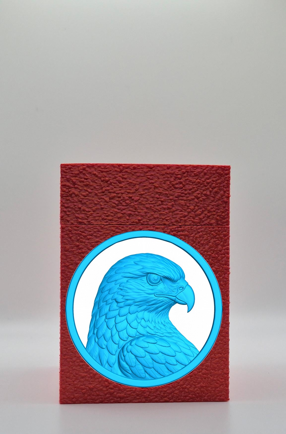 Eagle Card Box — Red