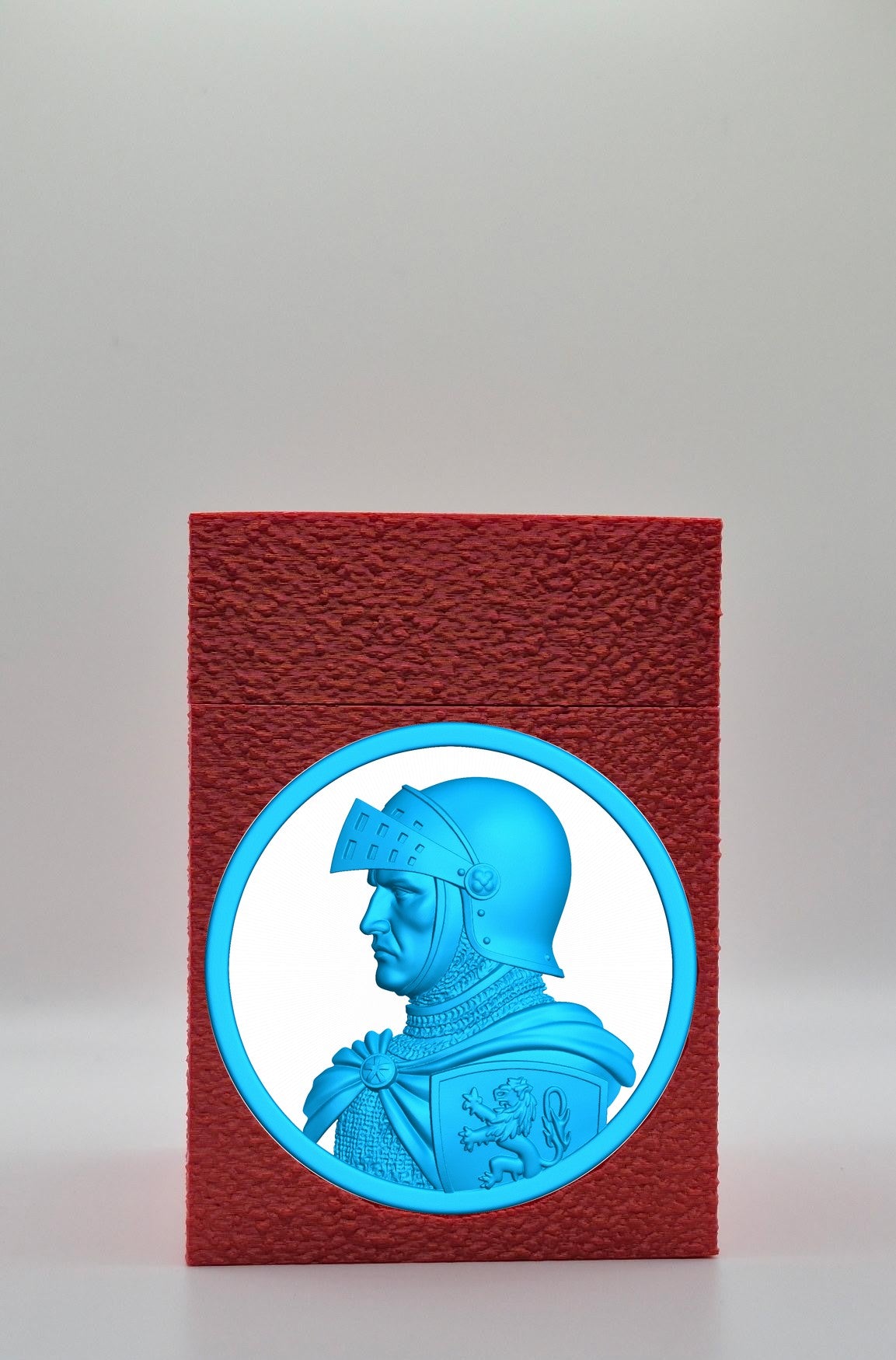 Knight Card Box — Red