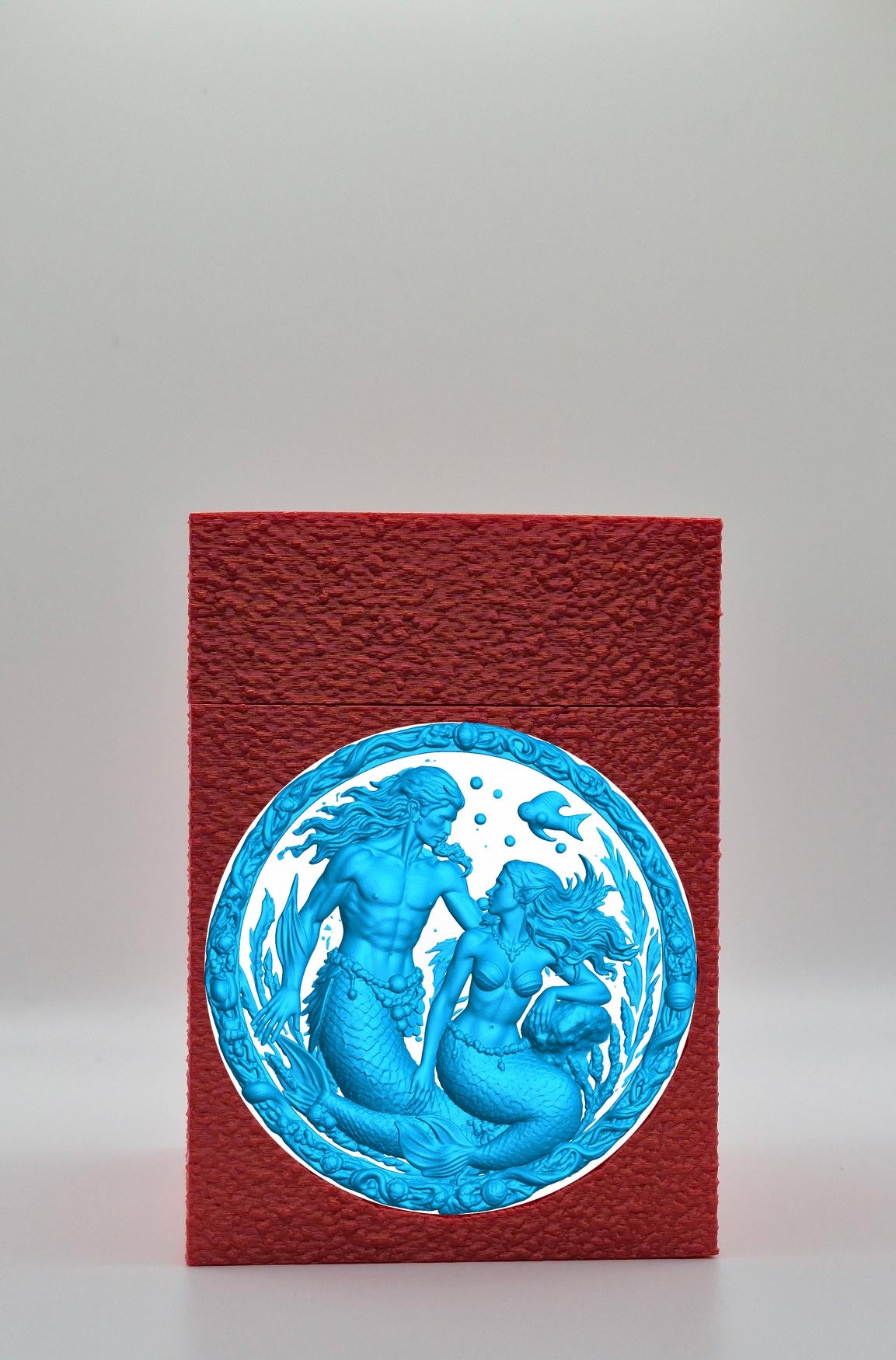 Merfolk Card Box — Red