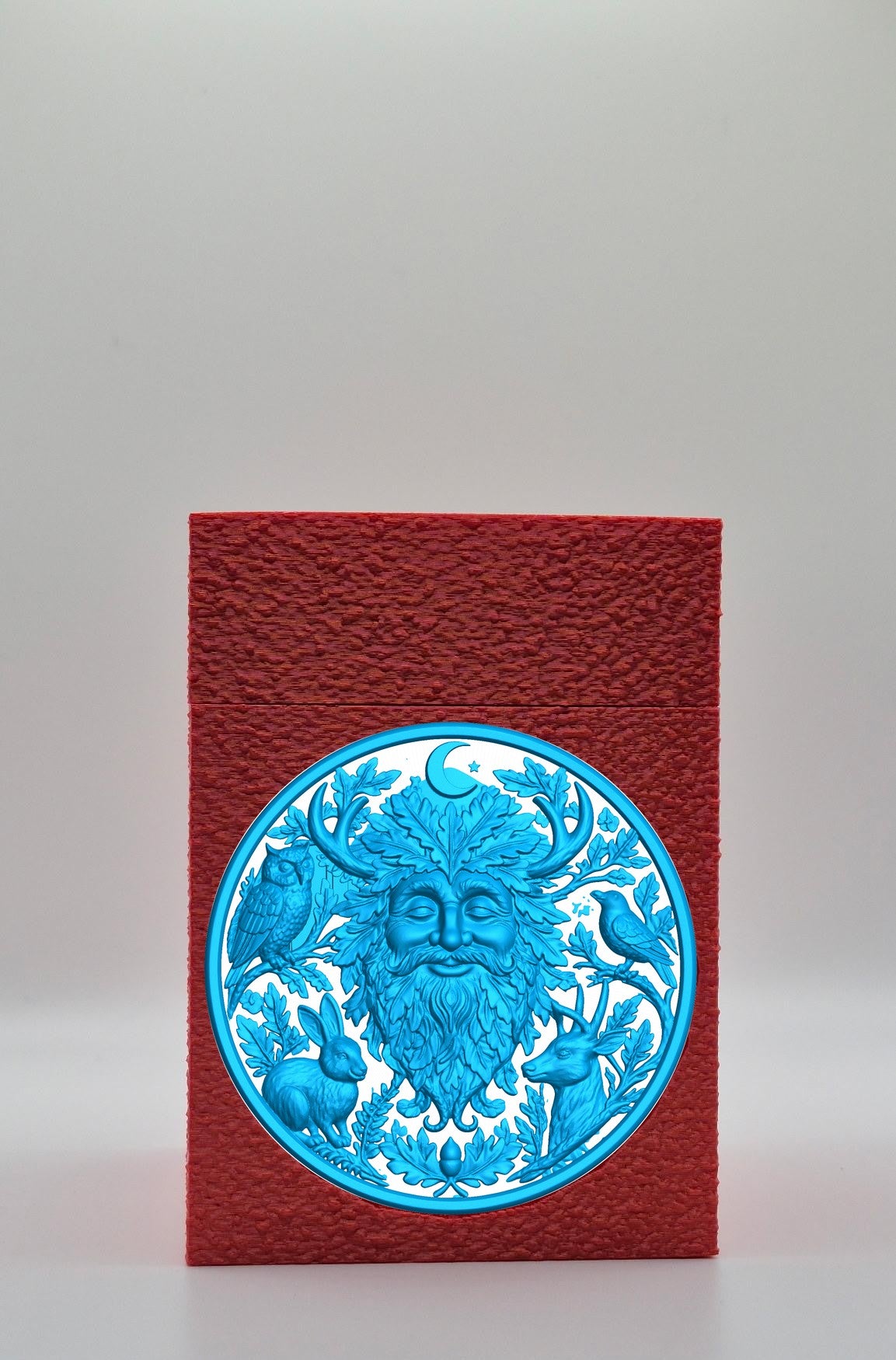 Tree Spirit Card Box — Red