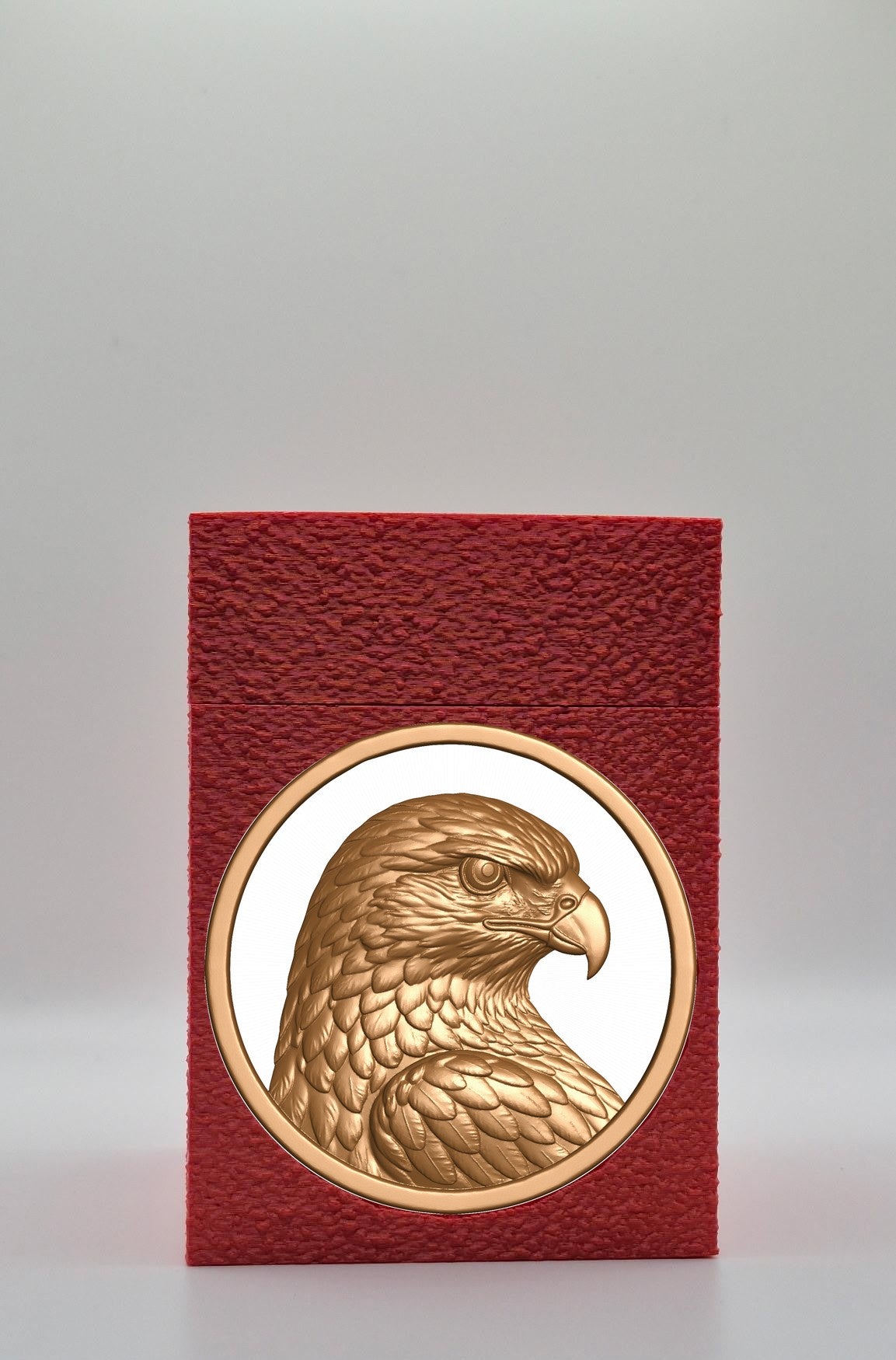 Eagle Card Box — Red