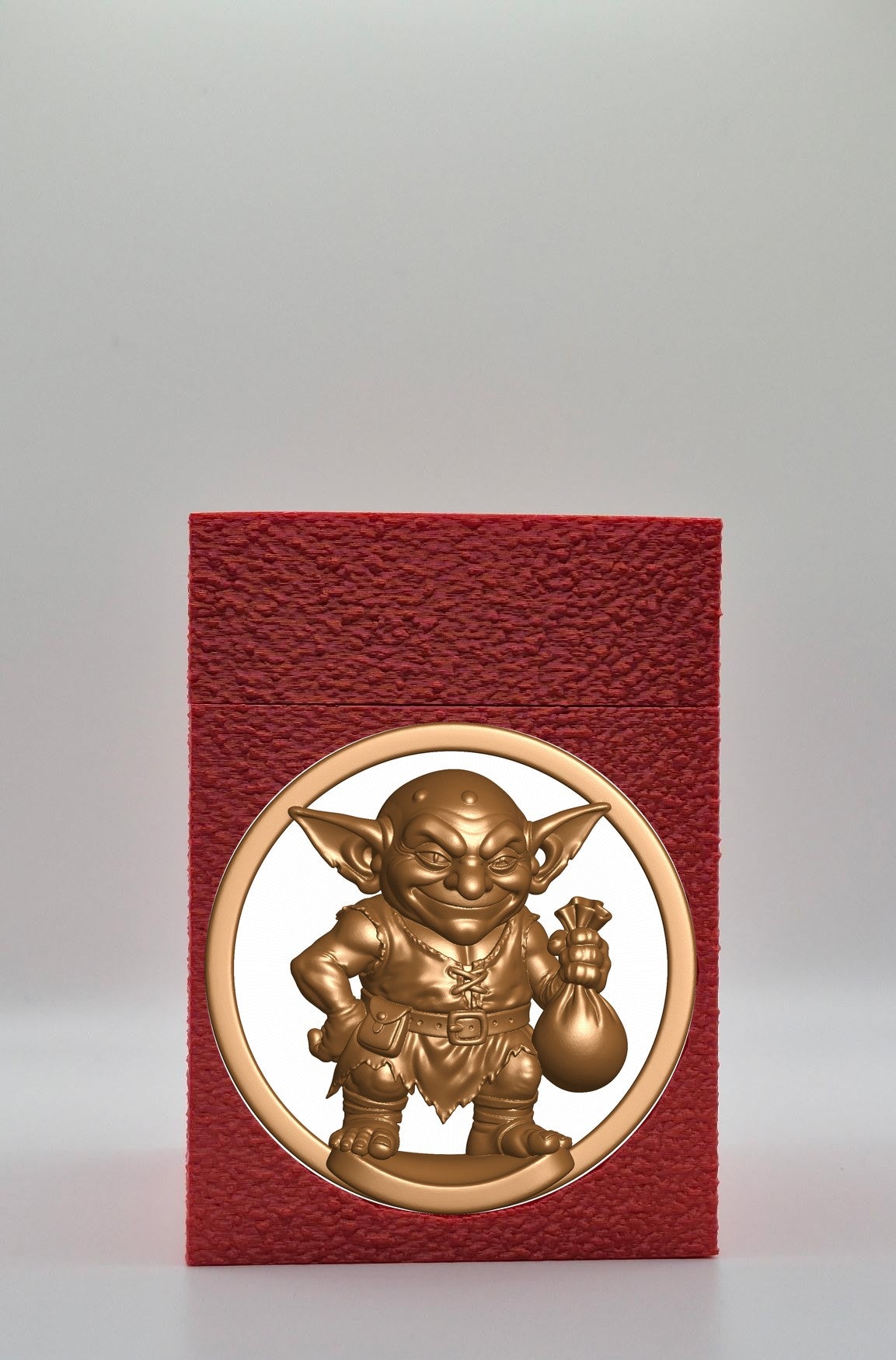 Greedy Goblin Card Box — Red