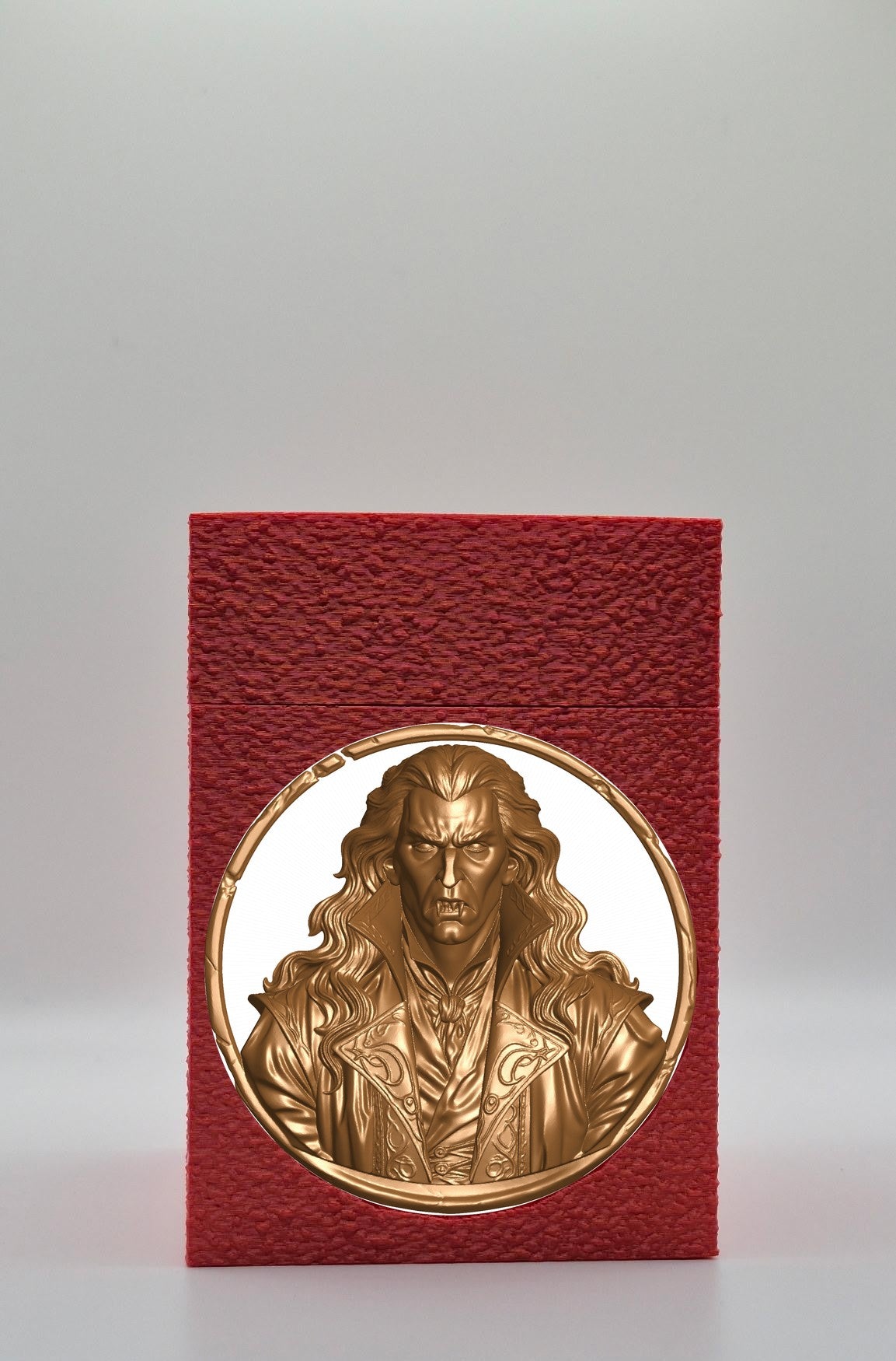 Gothic Vampire Card Box — Red